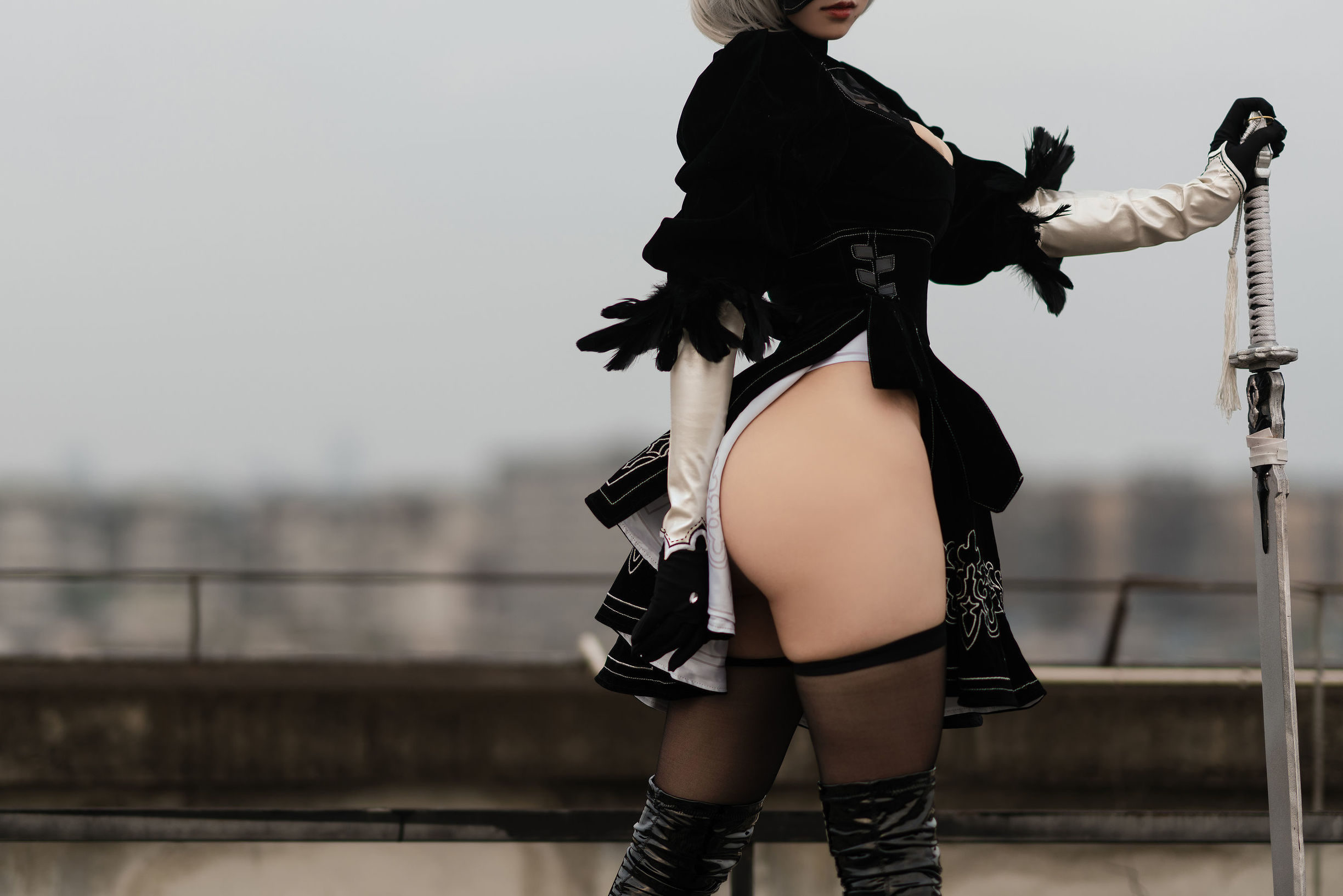 [网红COSER] 动漫博主小仓千代w - 舰长 2B原皮