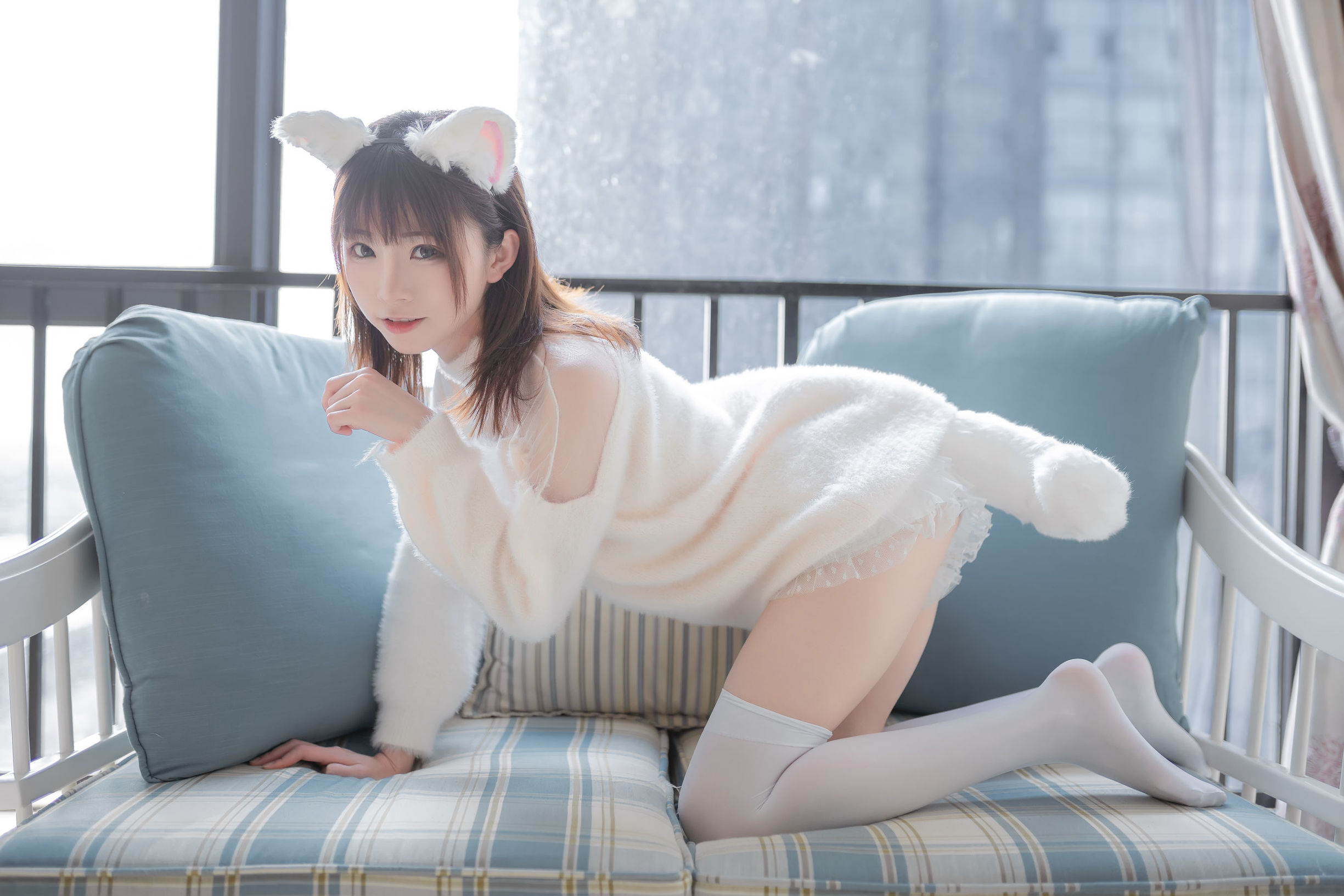 網紅COSER] 動漫博主Kitaro_綺太郎 - 白喵女友