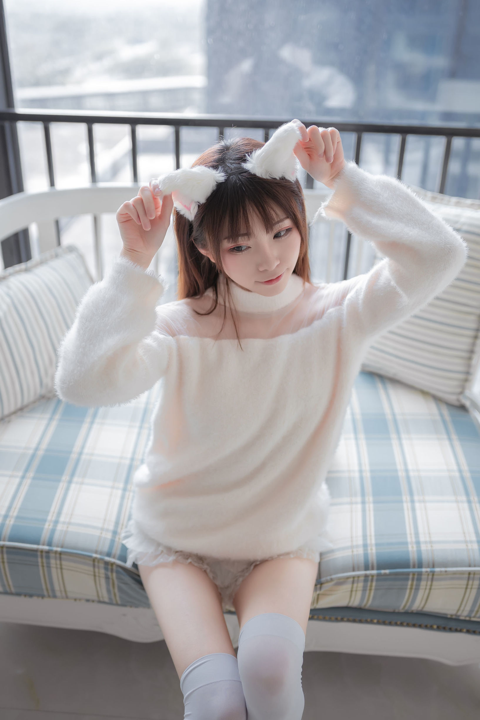 網紅COSER] 動漫博主Kitaro_綺太郎 - 白喵女友