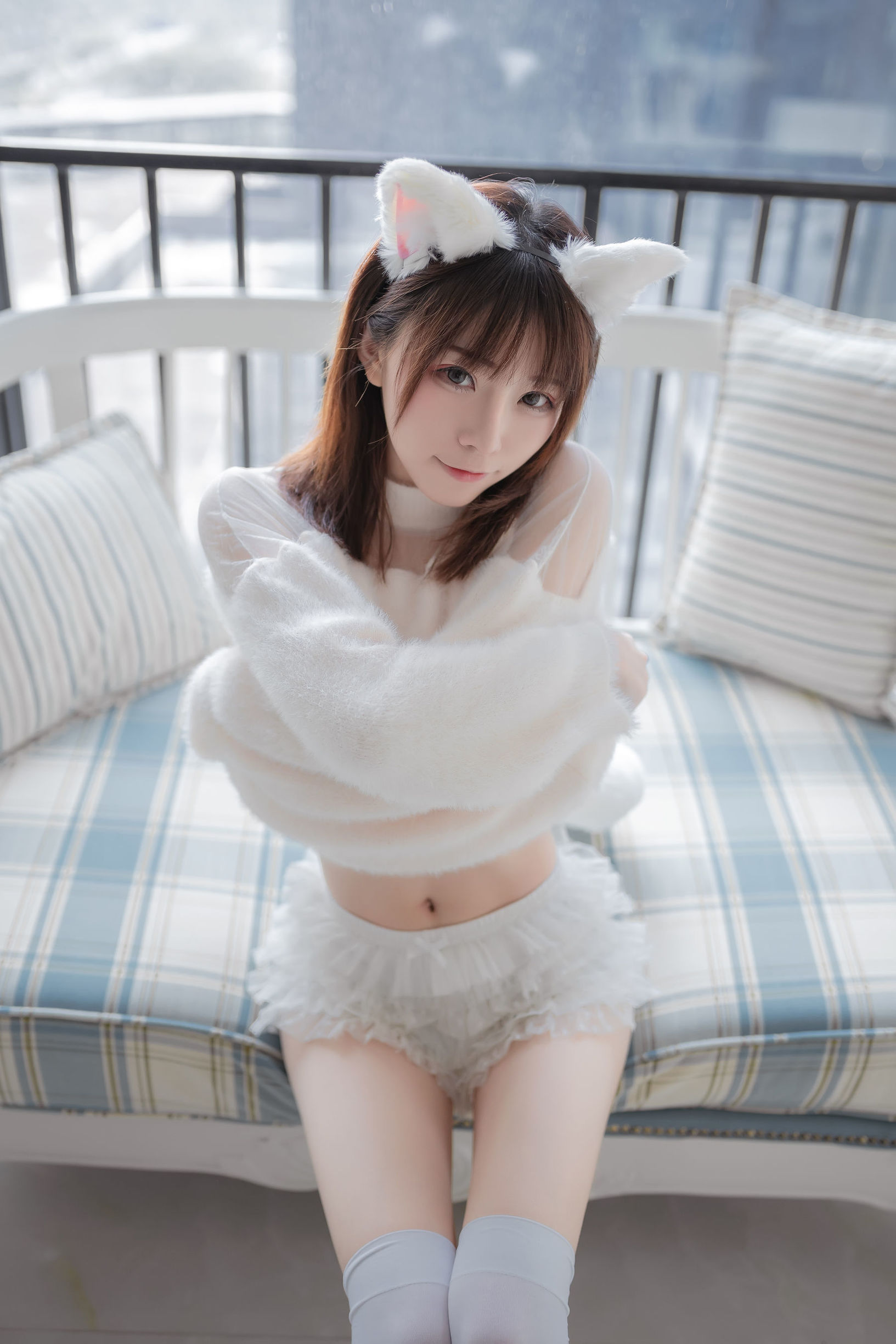 網紅COSER] 動漫博主Kitaro_綺太郎 - 白喵女友