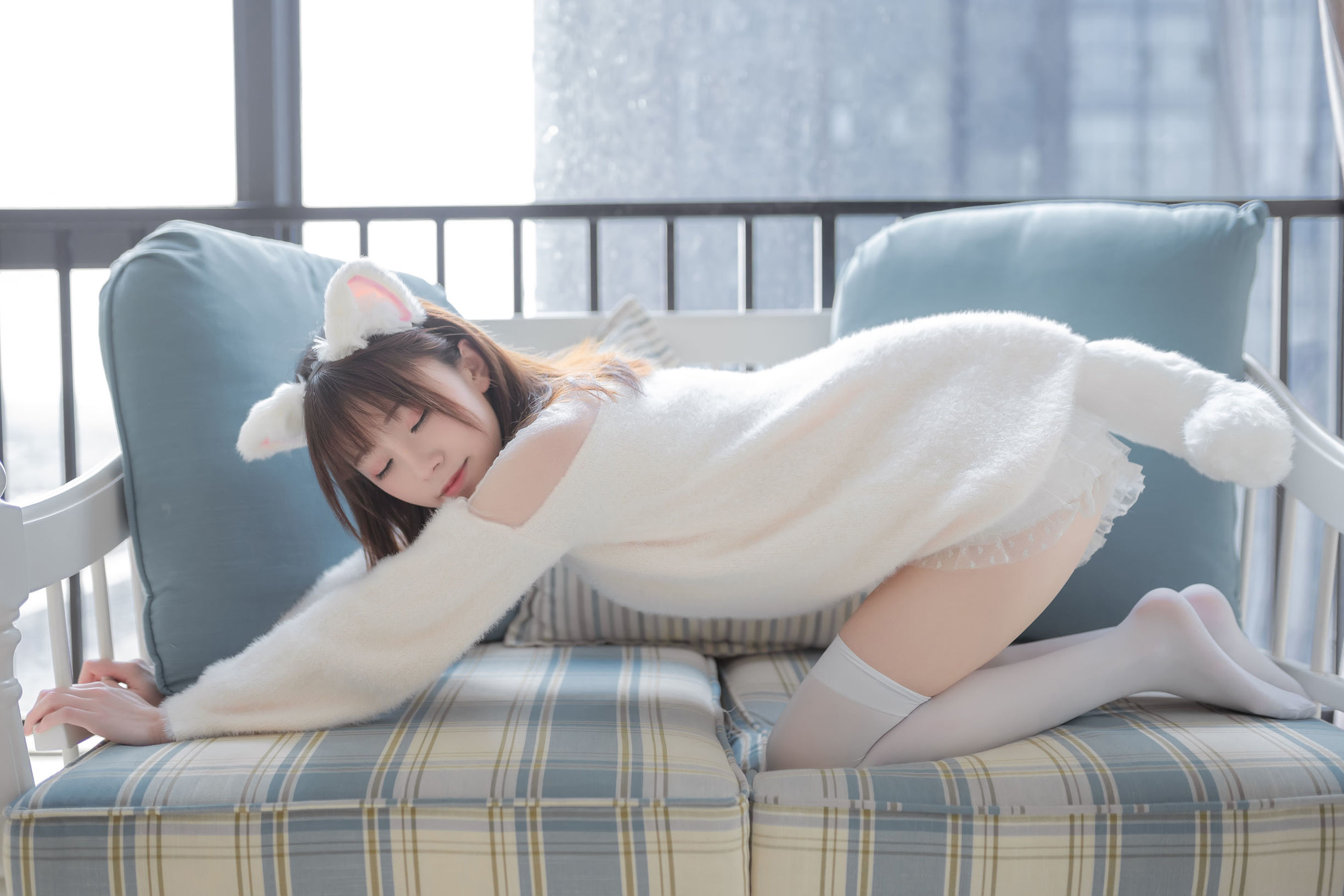 網紅COSER] 動漫博主Kitaro_綺太郎 - 白喵女友