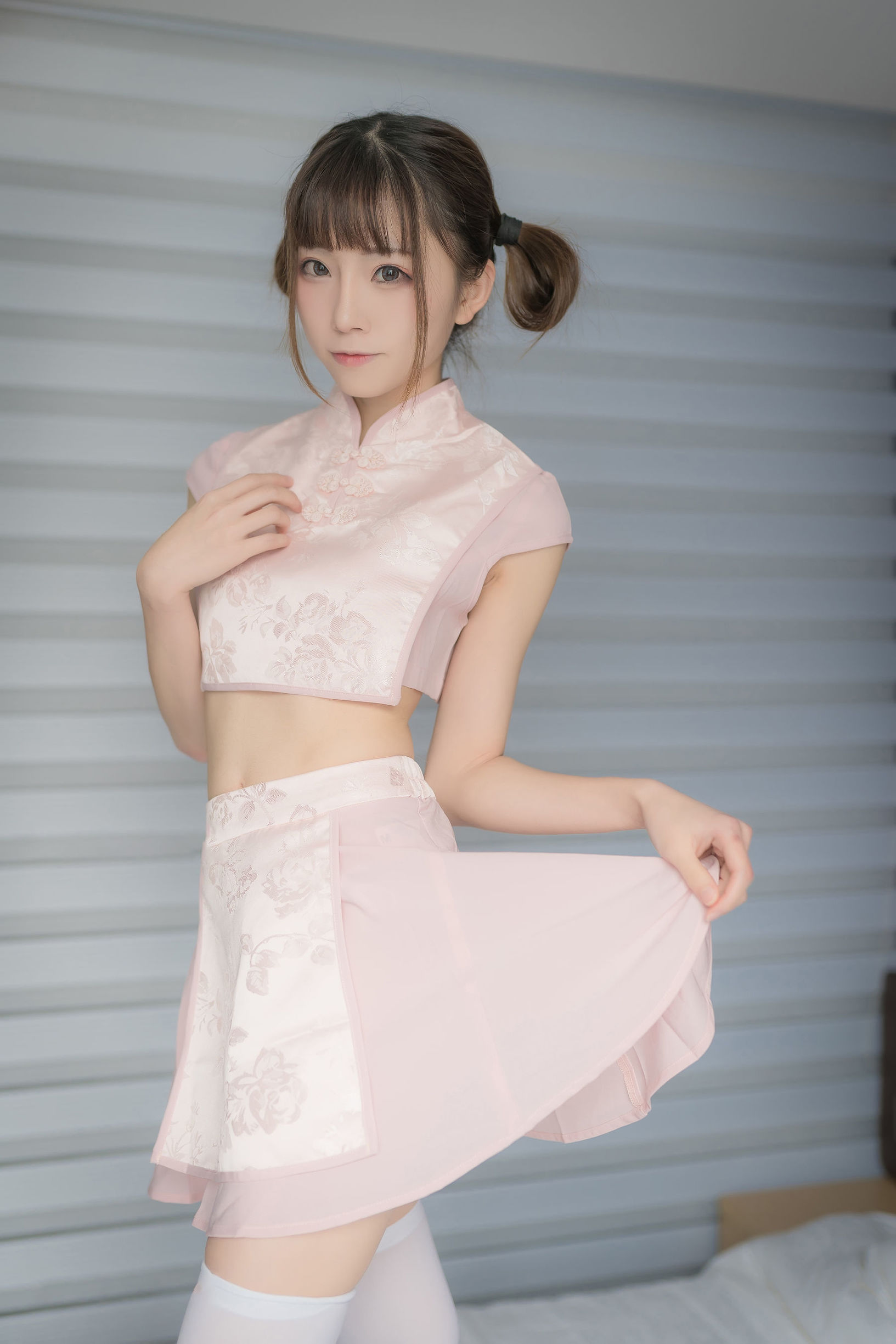 ネット有名人COSER] アニメブロガーKitaro_キタロー - ピンクの団子