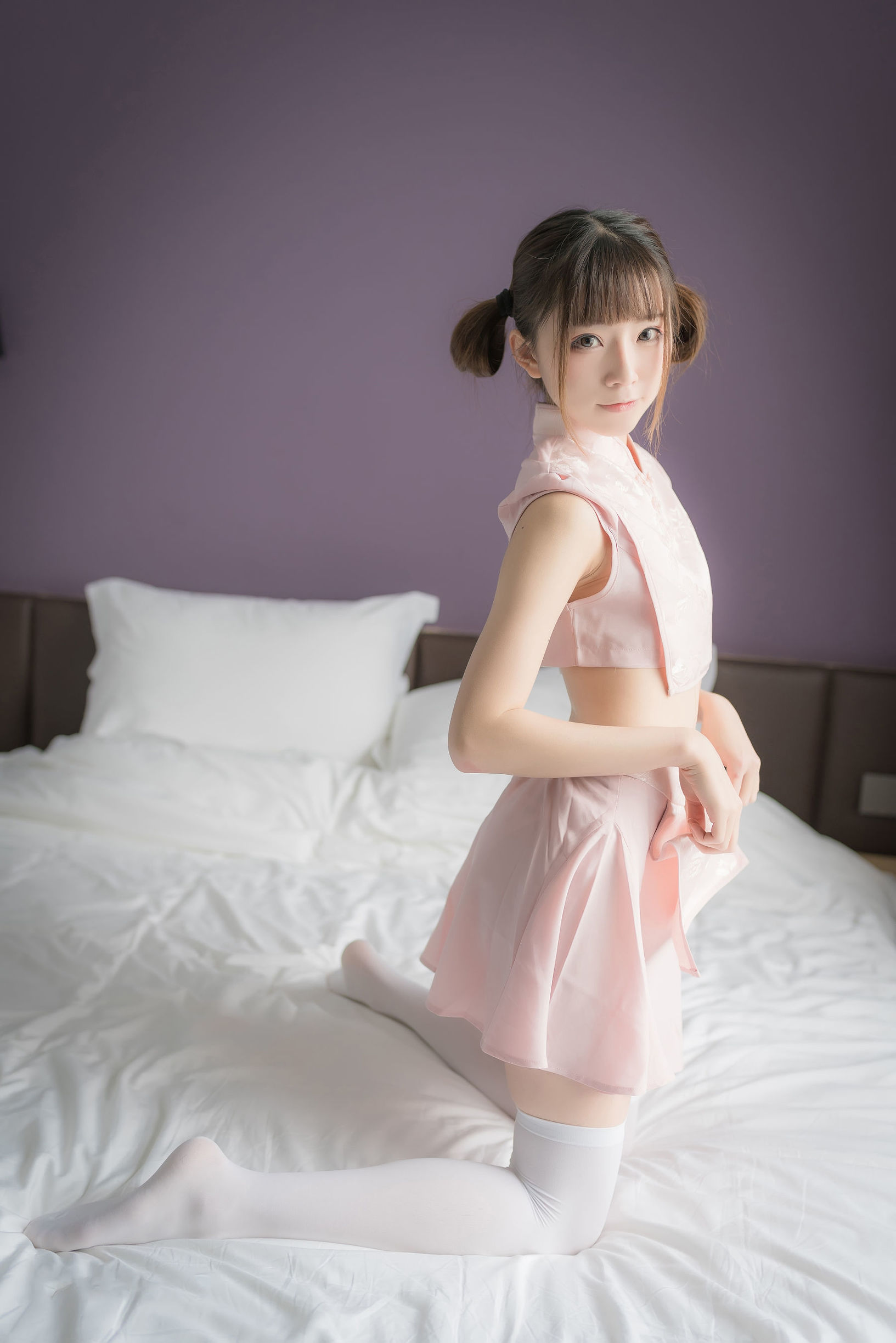 ネット有名人COSER] アニメブロガーKitaro_キタロー - ピンクの団子