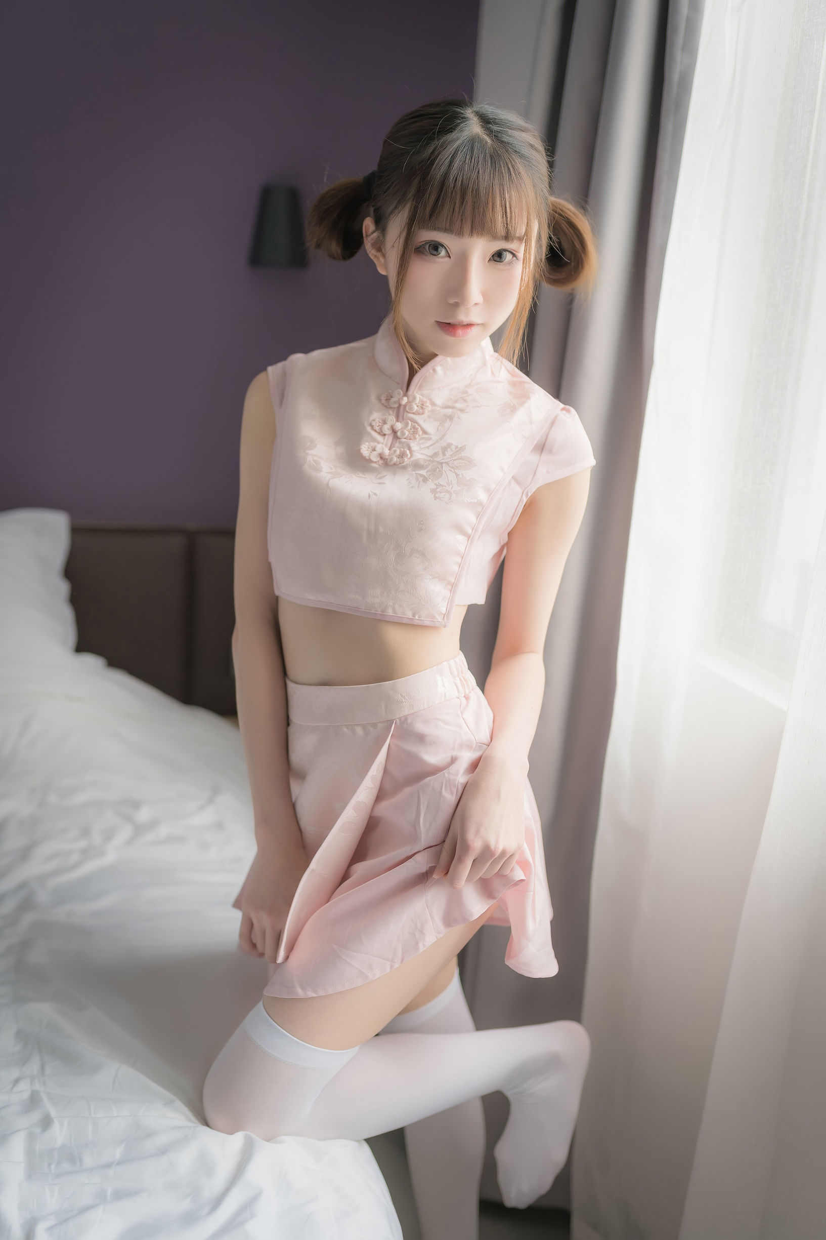 Coser Nổi Tiếng Mạng] Blogger Anime Kitaro_绮太郎 - Bánh Dẻo Màu Hồng