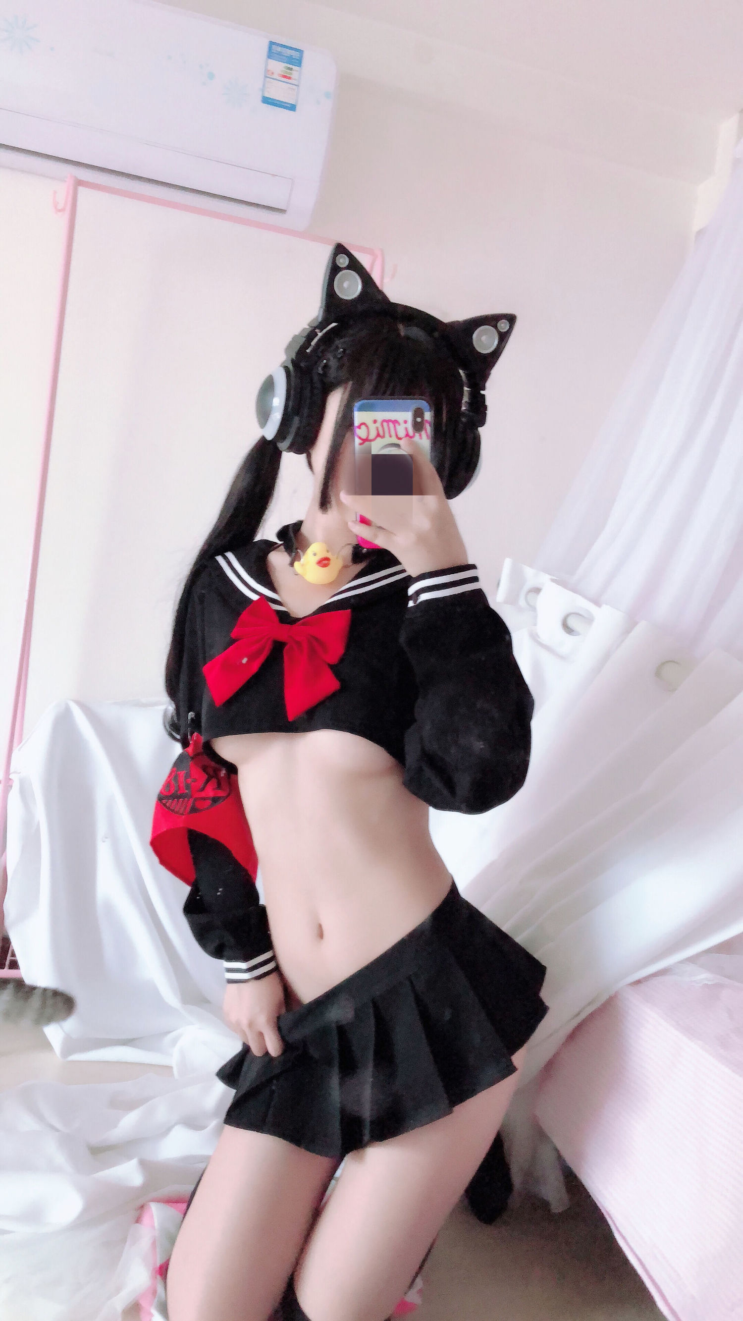 Cosplayer Nổi Tiếng] Sakurai Ningning - Đồng phục Bán Ngực