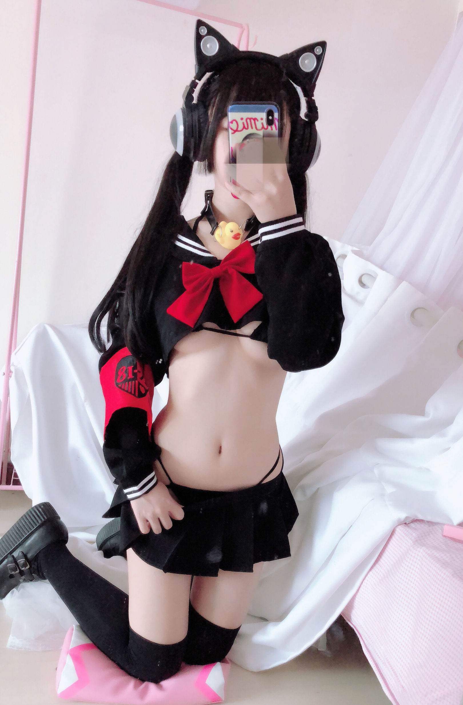 Cosplayer Nổi Tiếng] Sakurai Ningning - Đồng phục Bán Ngực