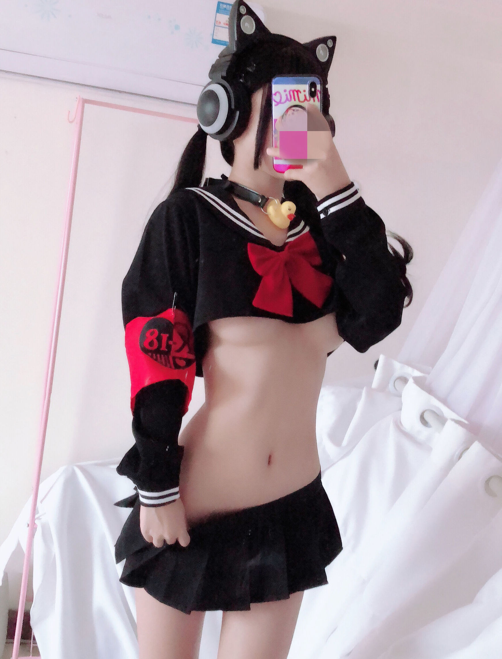 Cosplayer Nổi Tiếng] Sakurai Ningning - Đồng phục Bán Ngực
