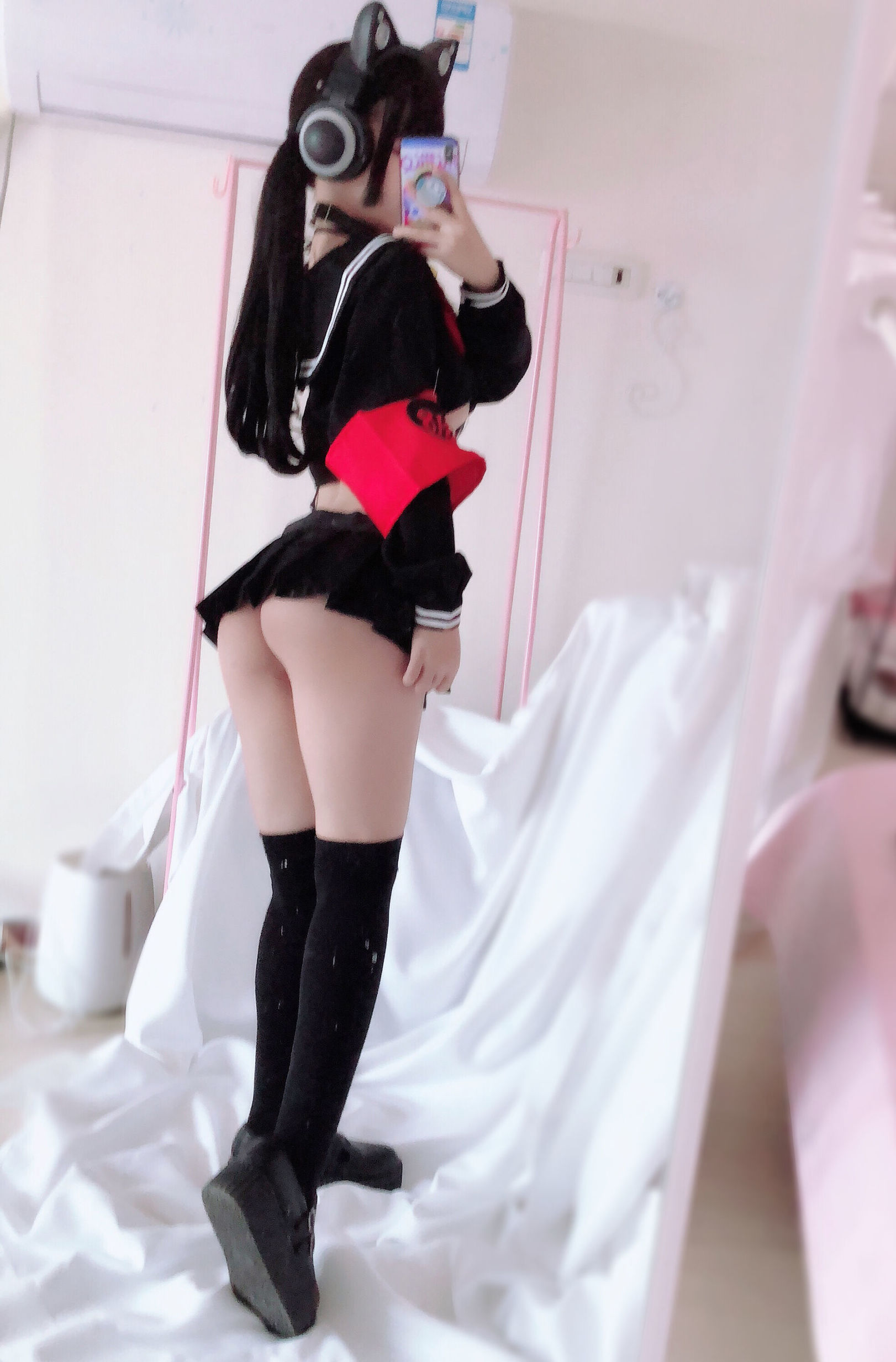 ネット紅COSER] 桜井ネネ - 半乳制服