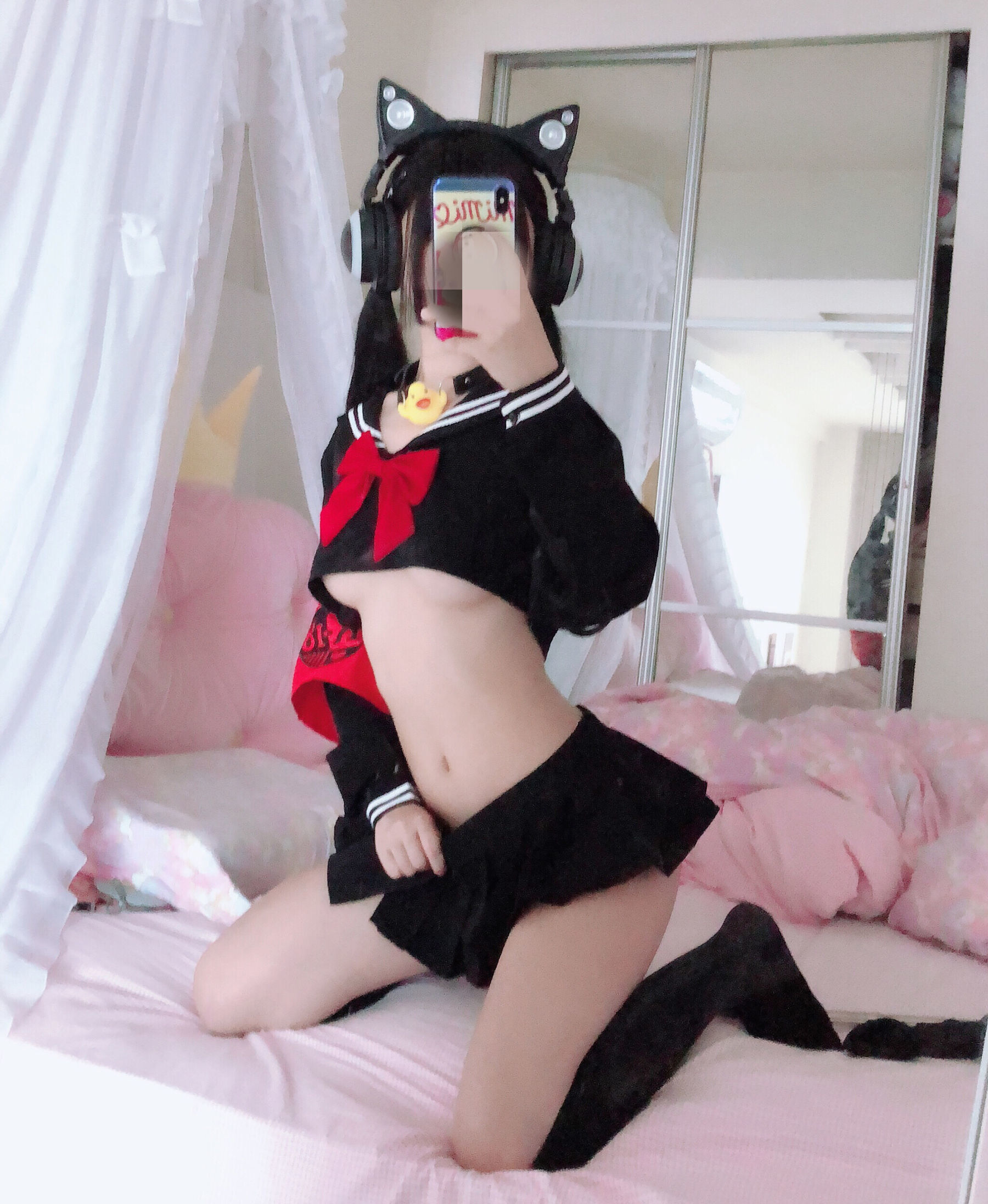Cosplayer Nổi Tiếng] Sakurai Ningning - Đồng phục Bán Ngực