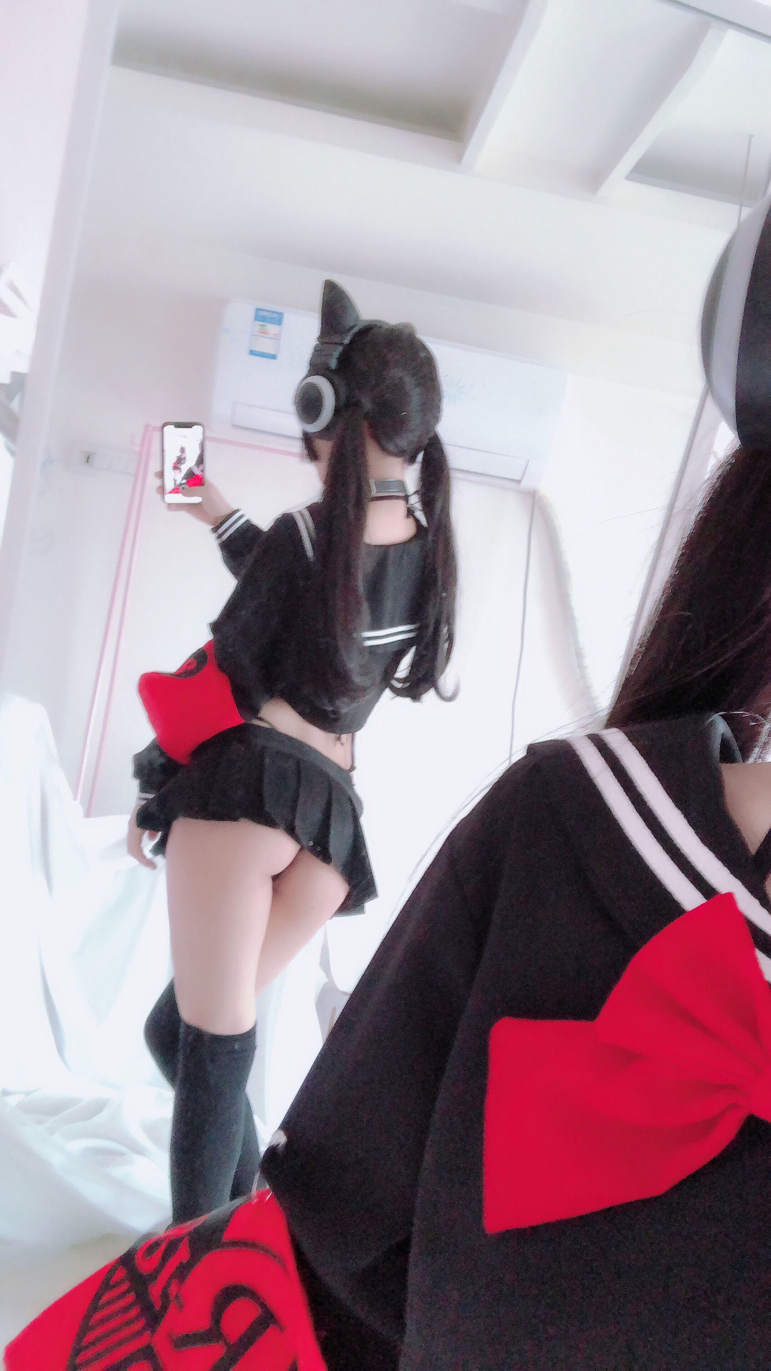 Cosplayer Nổi Tiếng] Sakurai Ningning - Đồng phục Bán Ngực