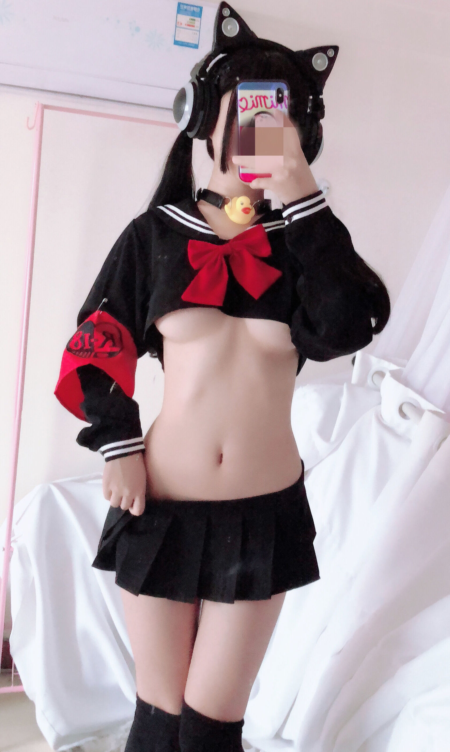 Cosplayer Nổi Tiếng] Sakurai Ningning - Đồng phục Bán Ngực