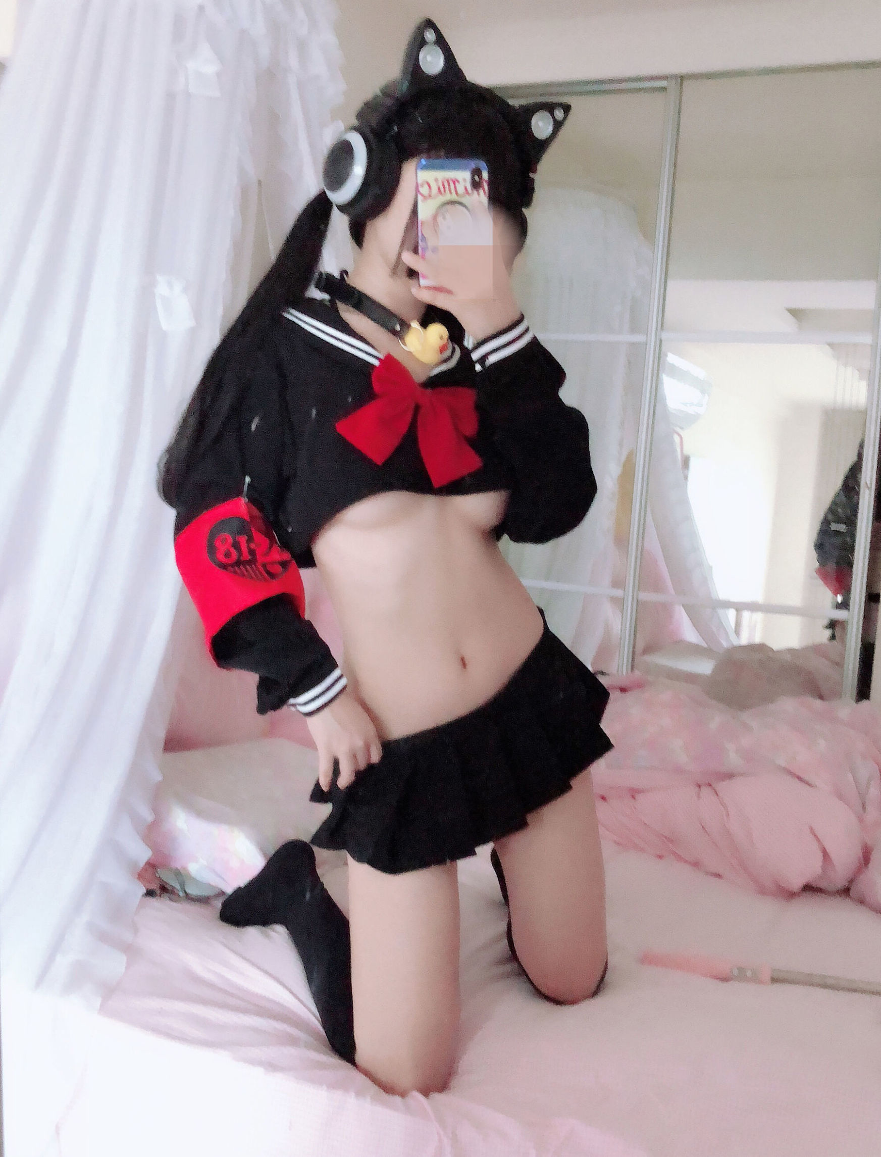 Cosplayer Nổi Tiếng] Sakurai Ningning - Đồng phục Bán Ngực