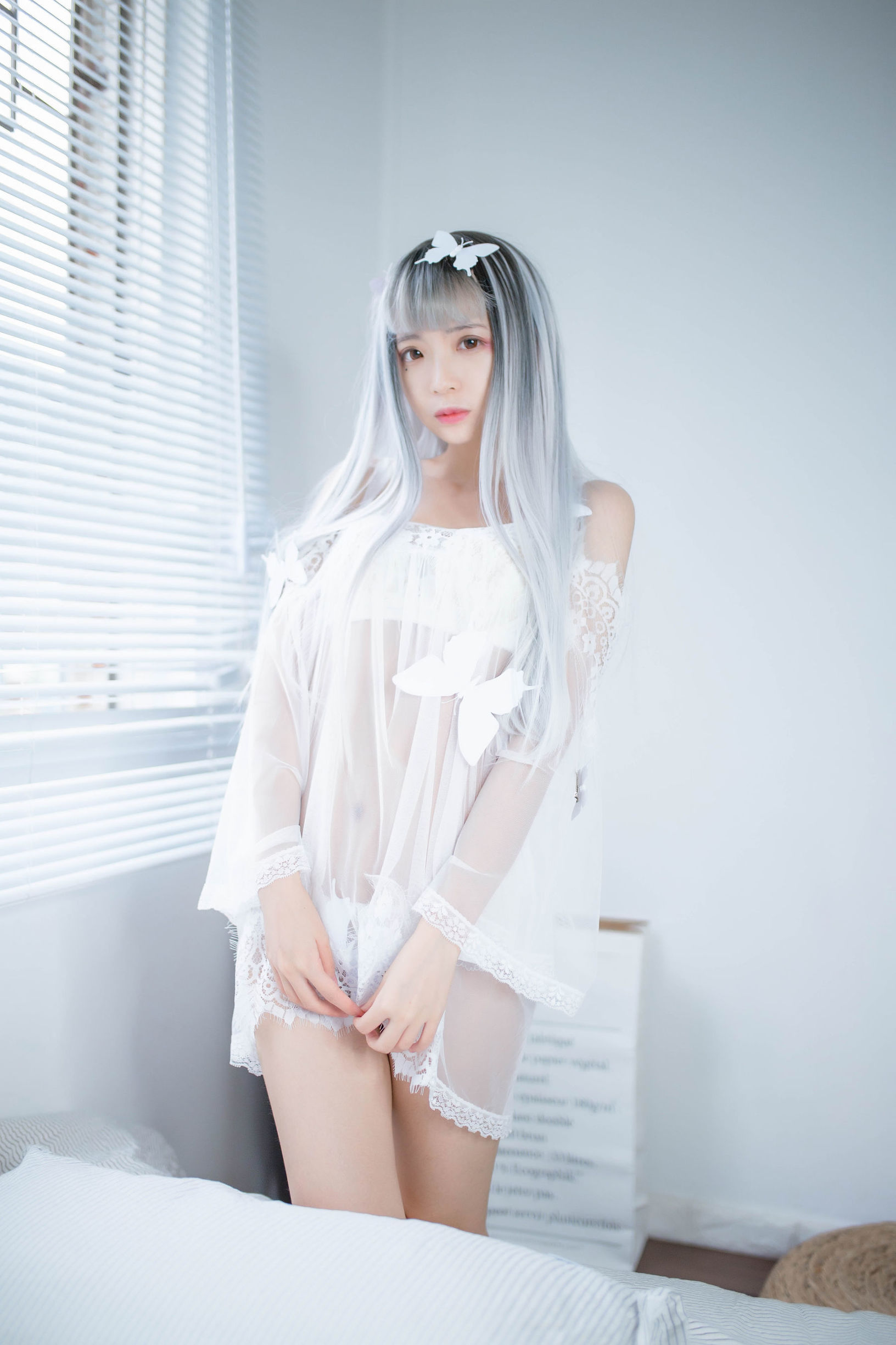 Netizen Coser] Feng Mao ss - Vải trắng trong suốt