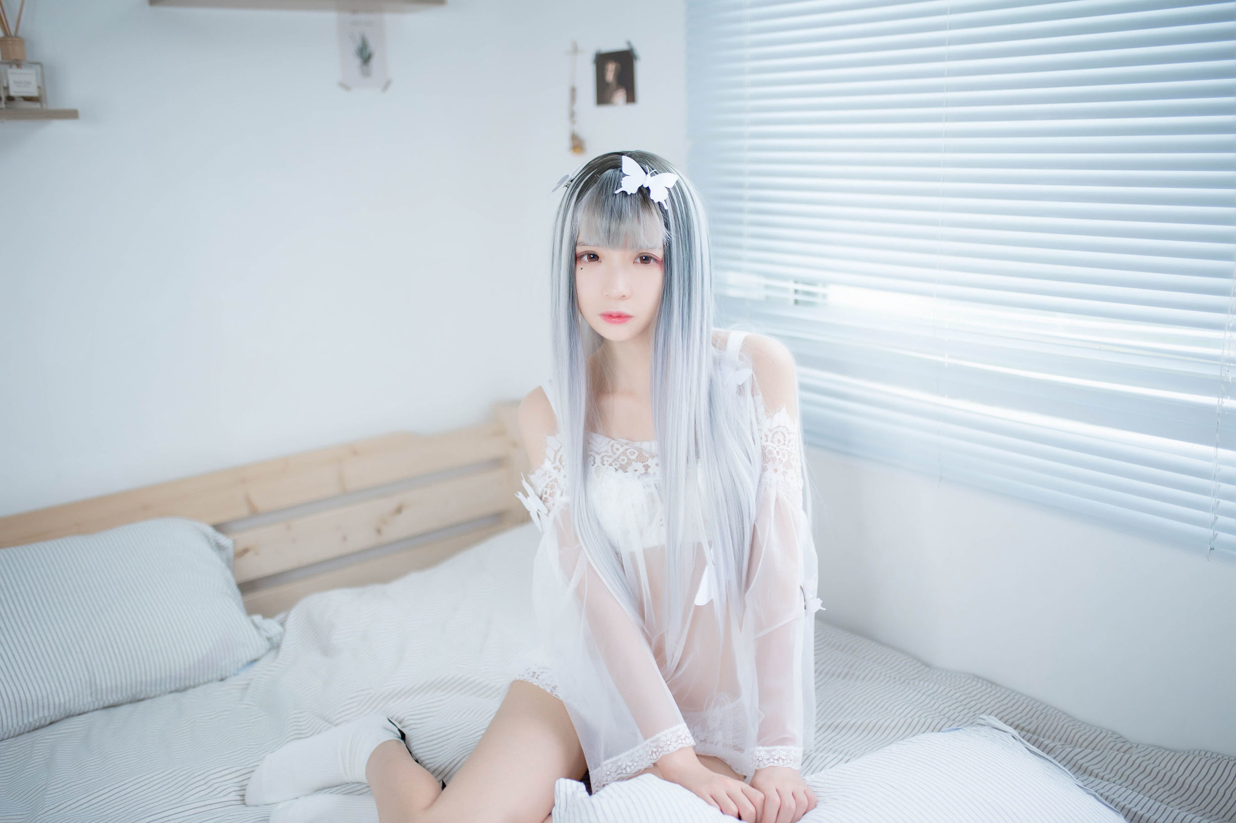 Netizen Coser] Feng Mao ss - Vải trắng trong suốt