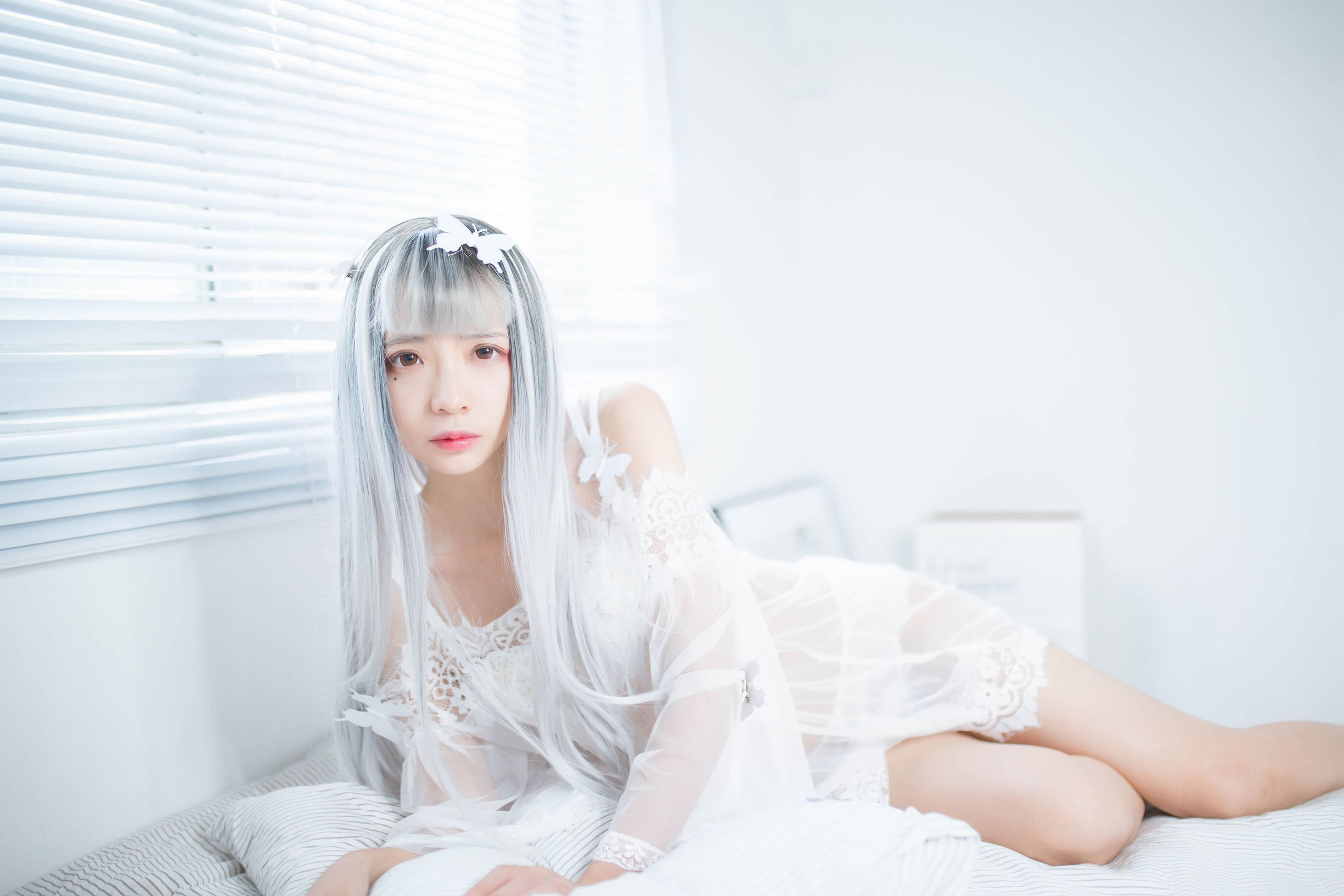 ネット紅のコスプレイヤー] クレイジーキャットss - 透明白い纱