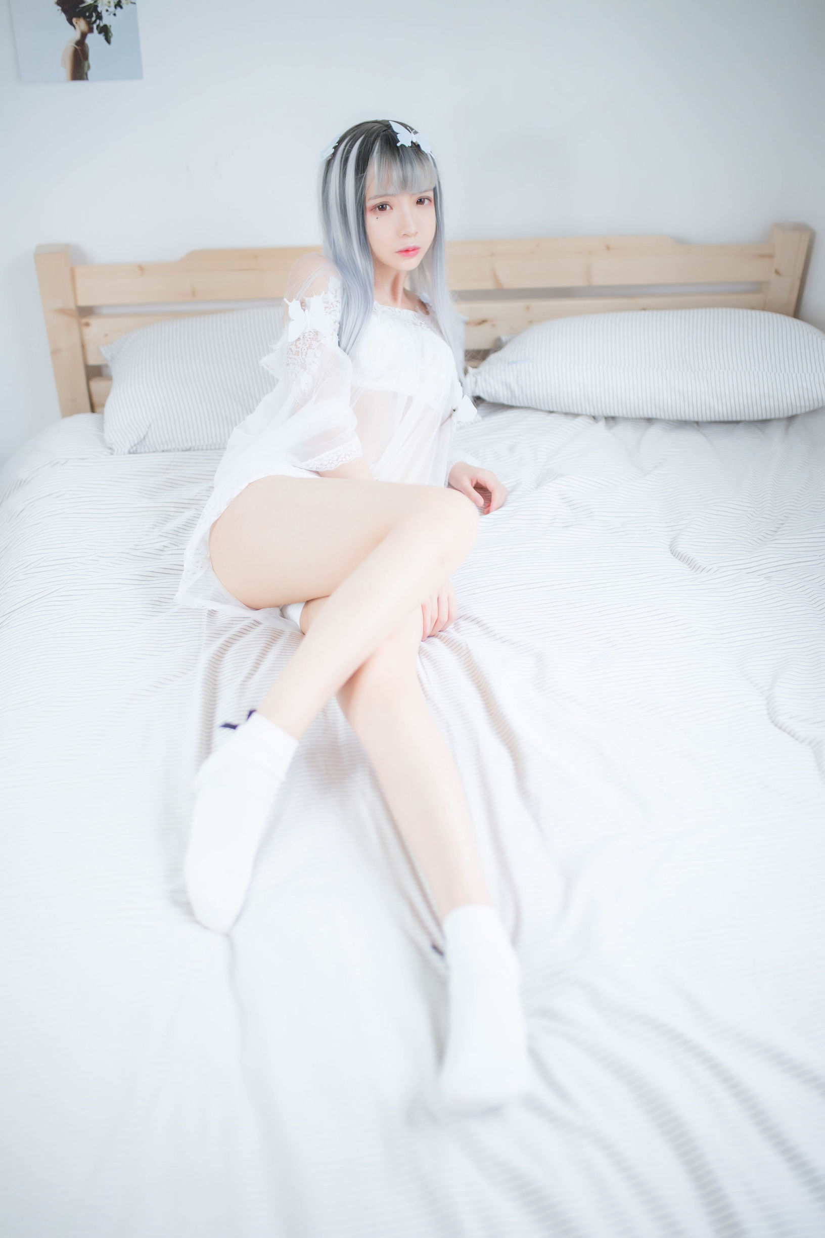 ネット紅のコスプレイヤー] クレイジーキャットss - 透明白い纱