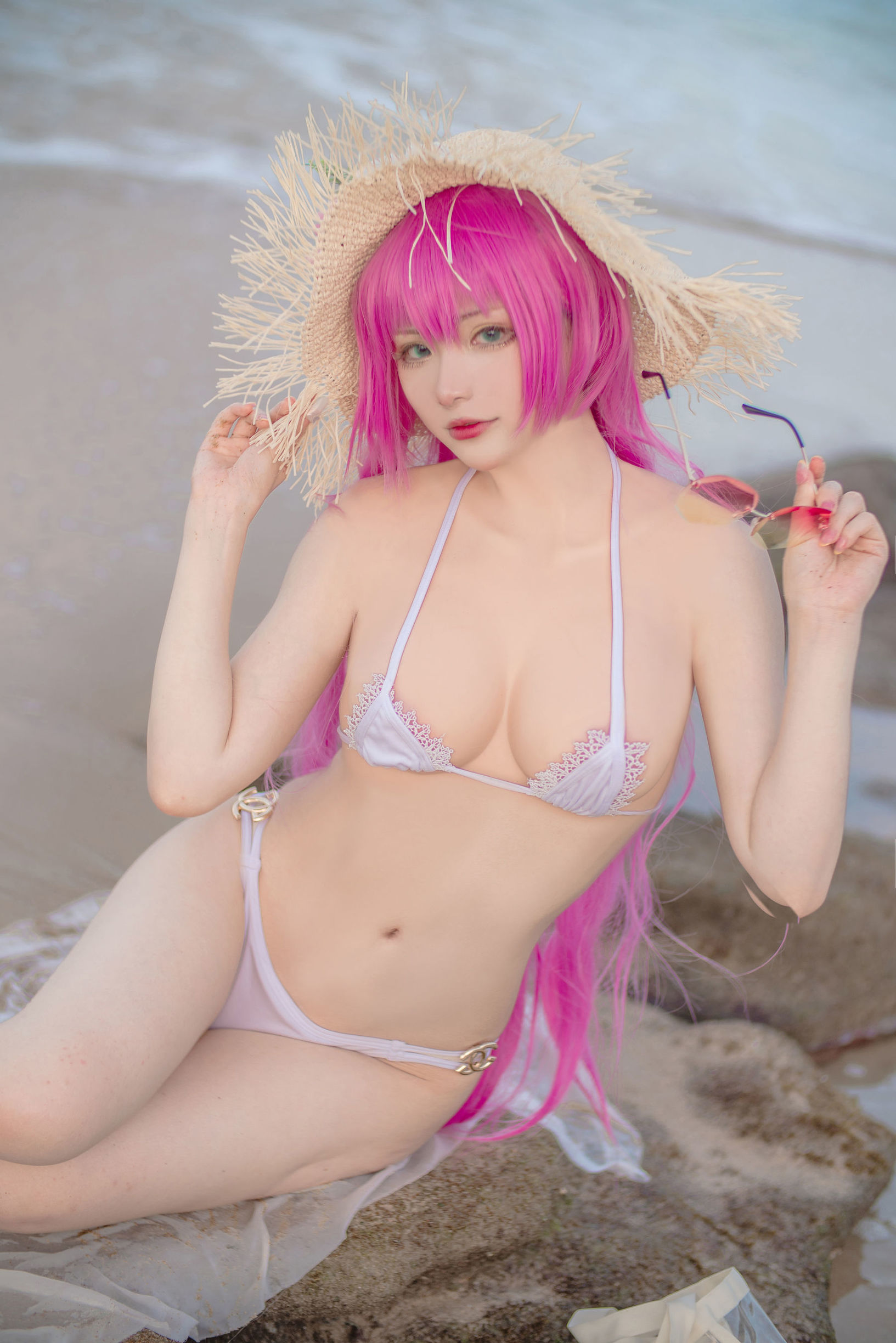網紅COSER] 起司塊wii - 需庫夫泳裝