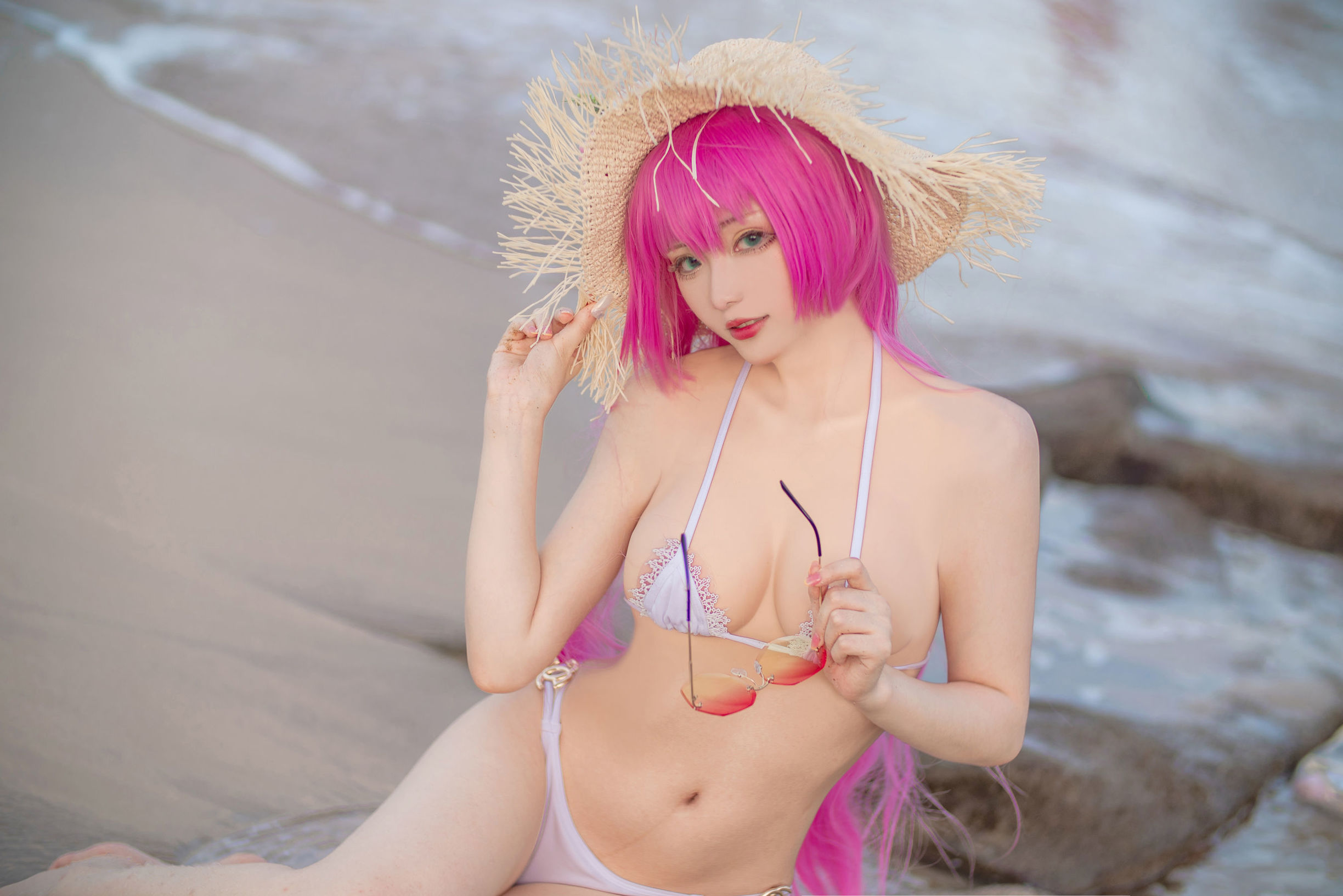 網紅COSER] 起司塊wii - 需庫夫泳裝