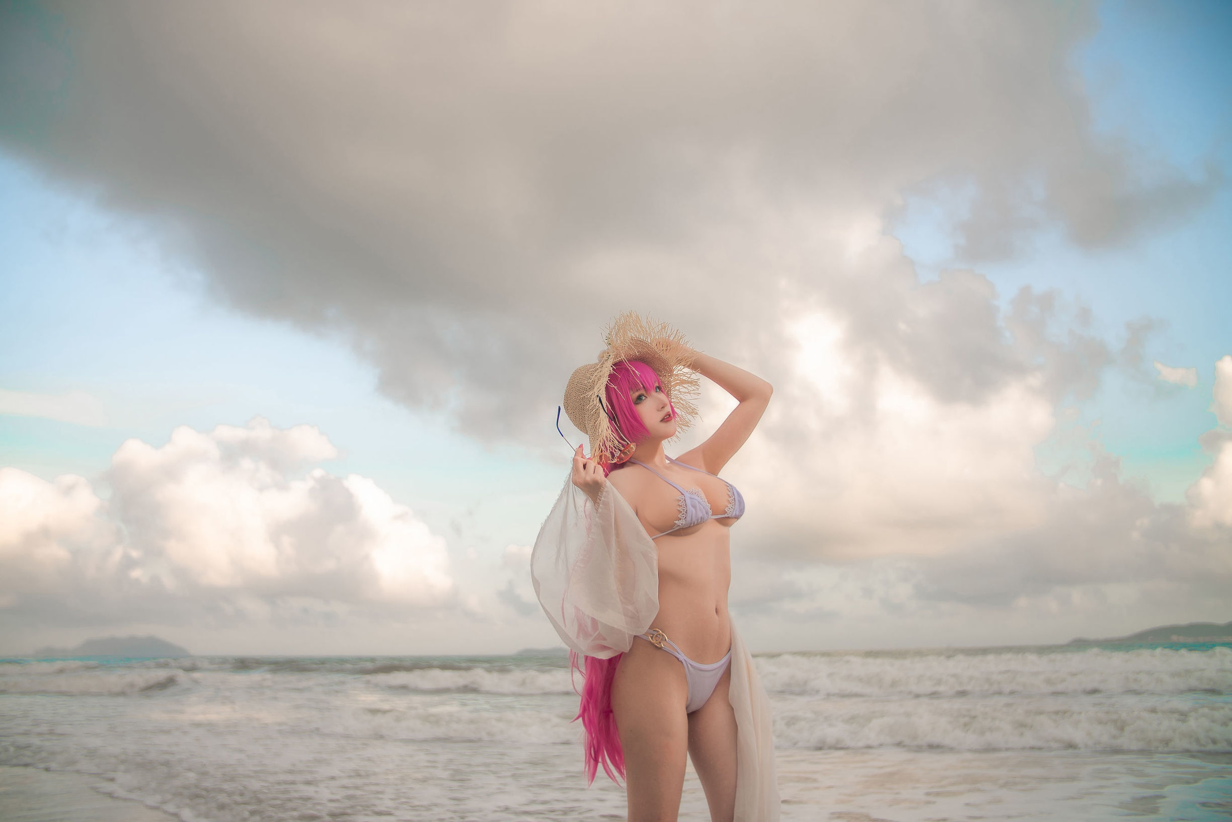 Internet Celebrity Coser] Cheese Block Wii - Xu Ku Fu Swimsuit