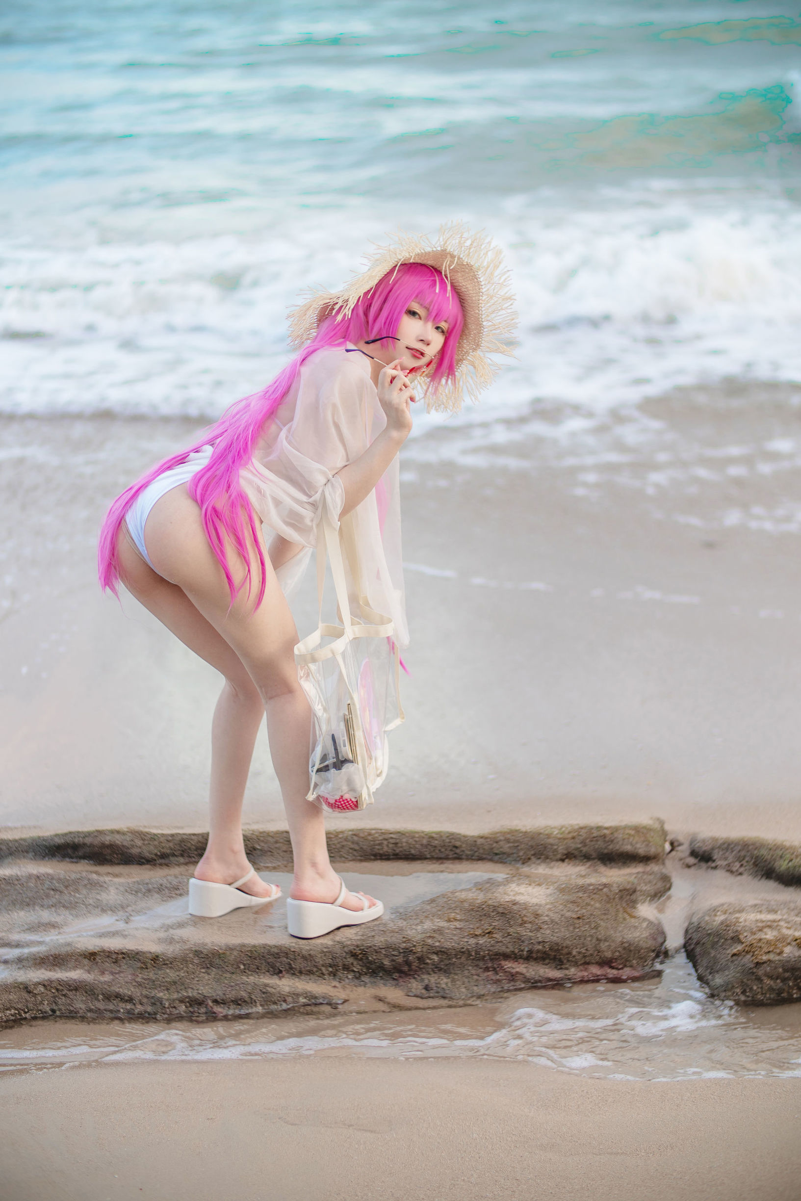 網紅COSER] 起司塊wii - 需庫夫泳裝