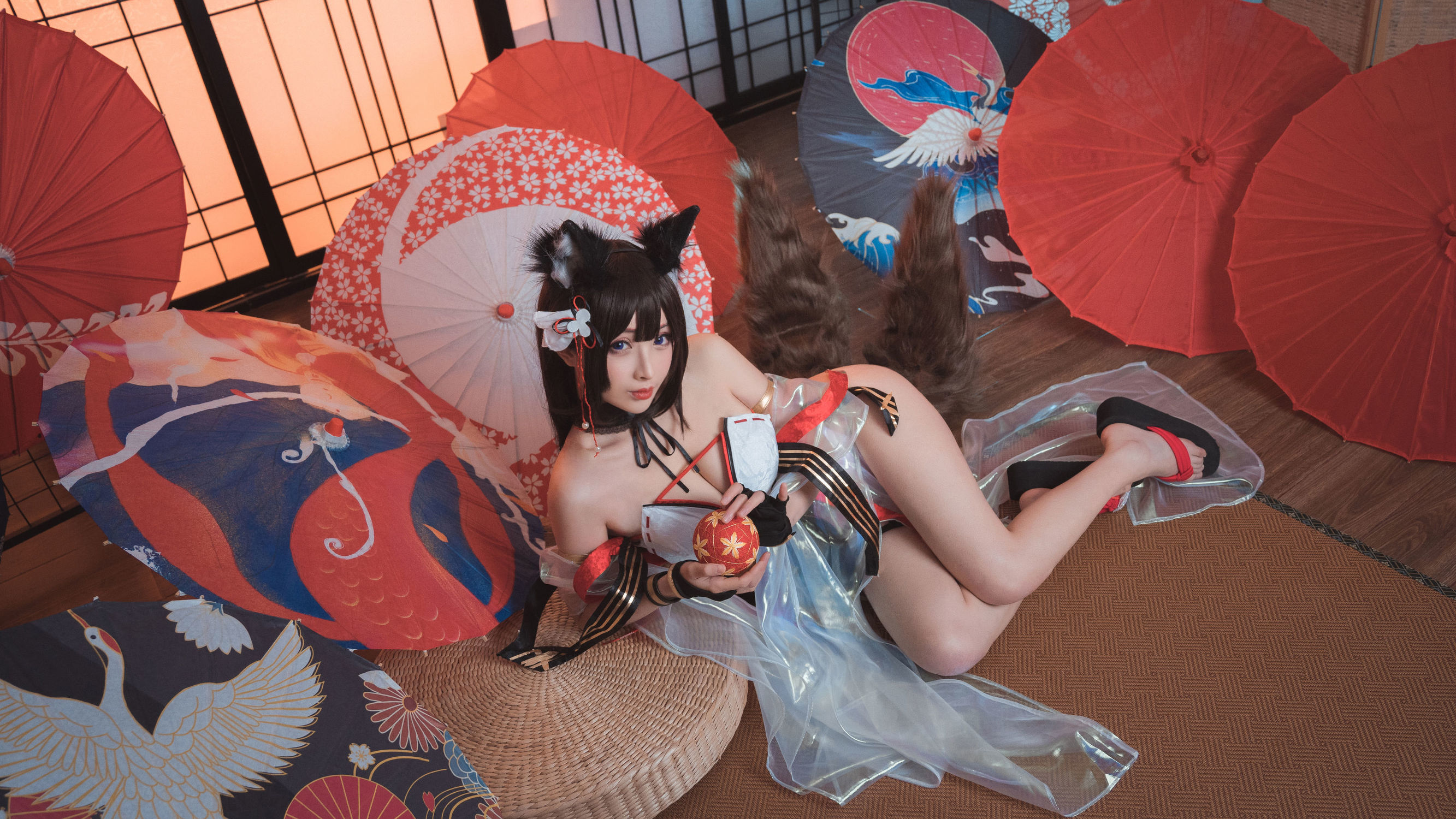 Internet Celebrity Coser] COS Welfare Rioko Liang Liang Zi - Tiancheng Swimsuit