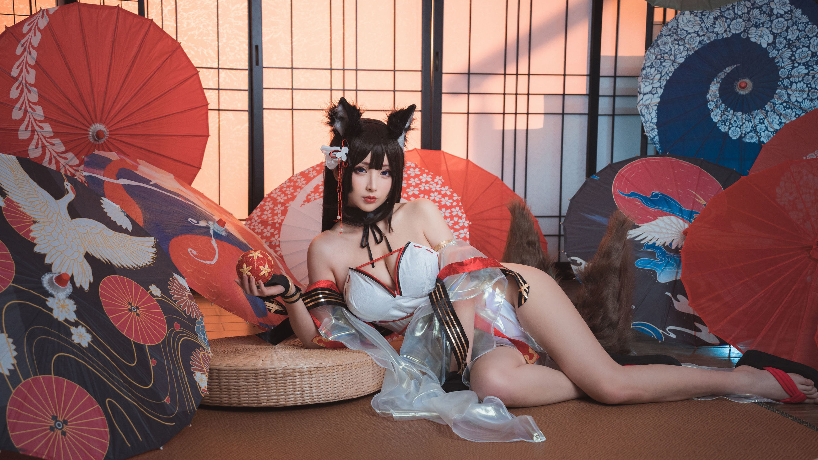 Internet Celebrity Coser] COS Welfare Rioko Liang Liang Zi - Tiancheng Swimsuit
