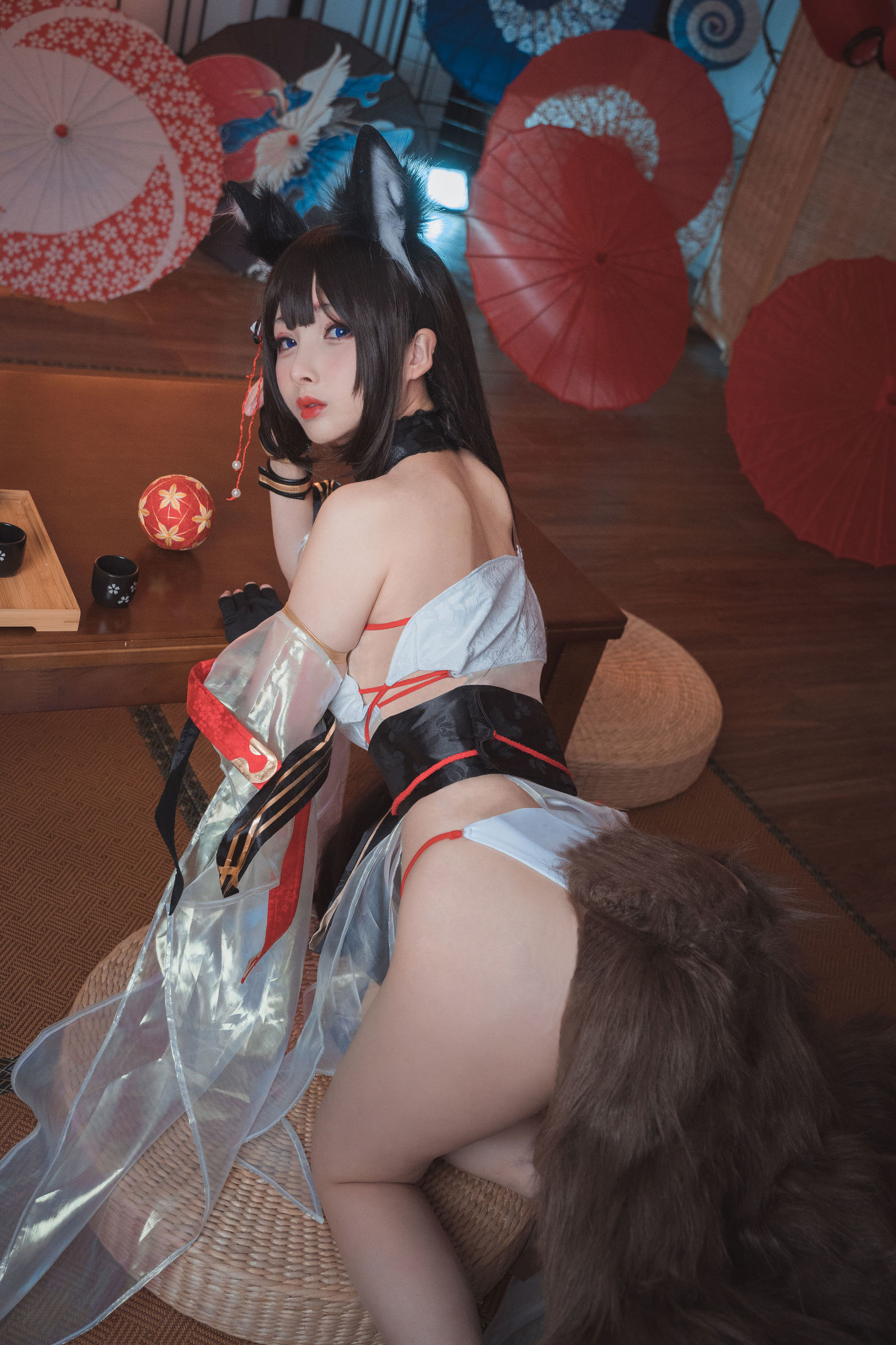 Internet Celebrity Coser] COS Welfare Rioko Liang Liang Zi - Tiancheng Swimsuit