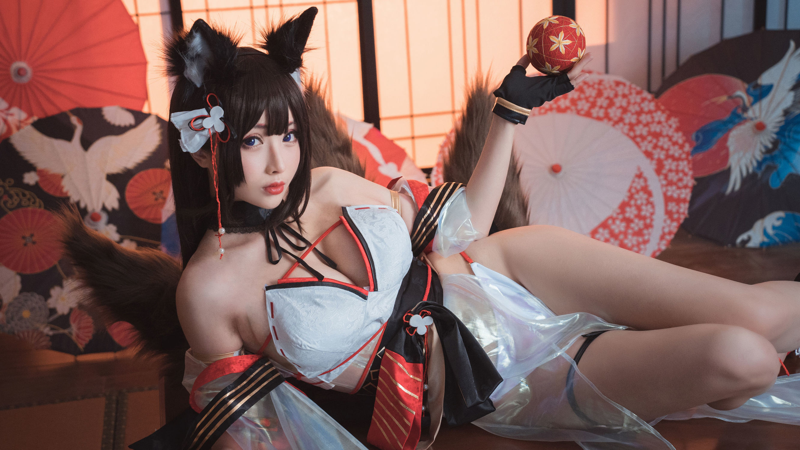 Internet Celebrity Coser] COS Welfare Rioko Liang Liang Zi - Tiancheng Swimsuit