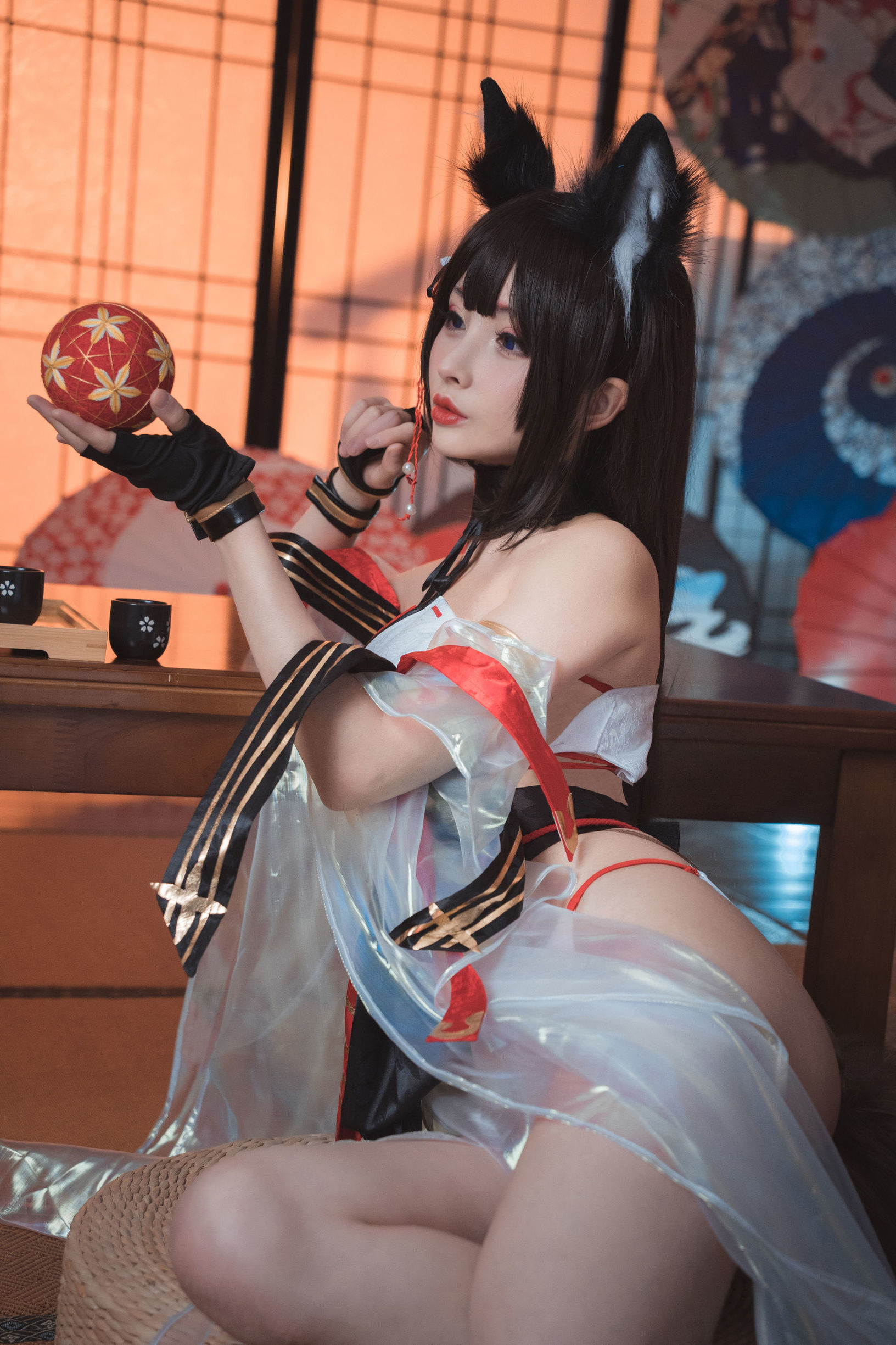 Internet Celebrity Coser] COS Welfare Rioko Liang Liang Zi - Tiancheng Swimsuit