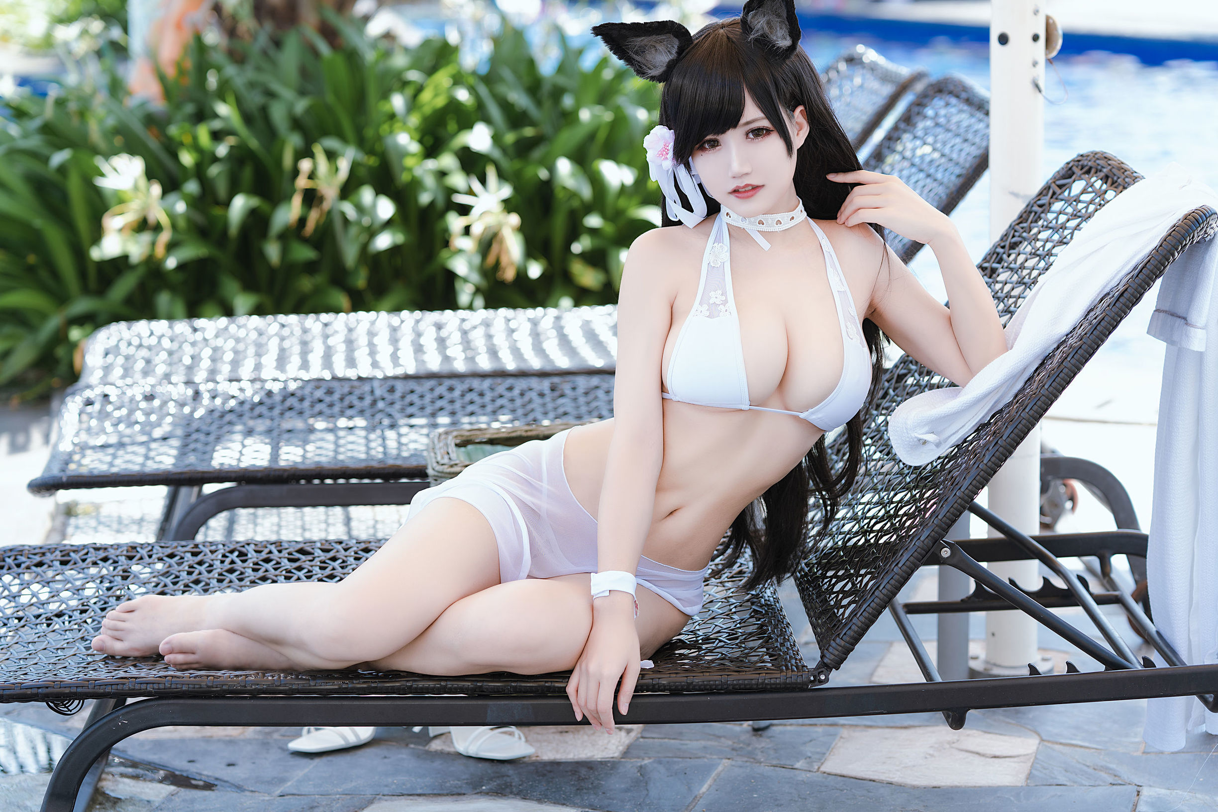 ネット有名人コスプレイヤー] アニメブロガー小倉千代w - 艦長愛宕水着
