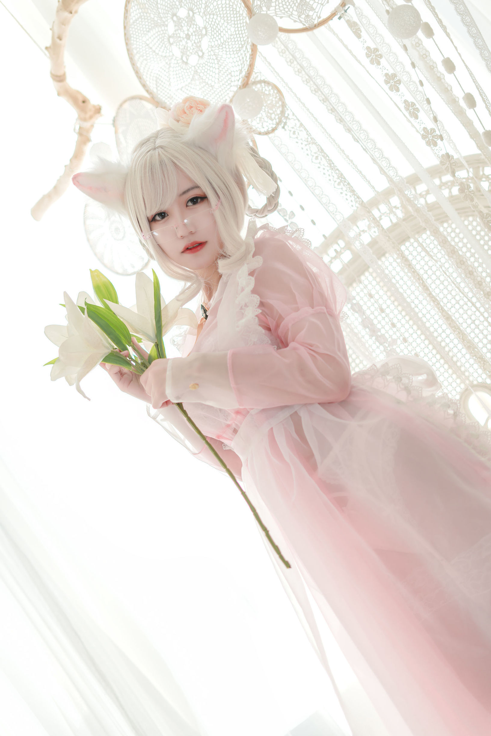 網紅COSER] 動漫博主小倉千代w - 透明粉色女仆