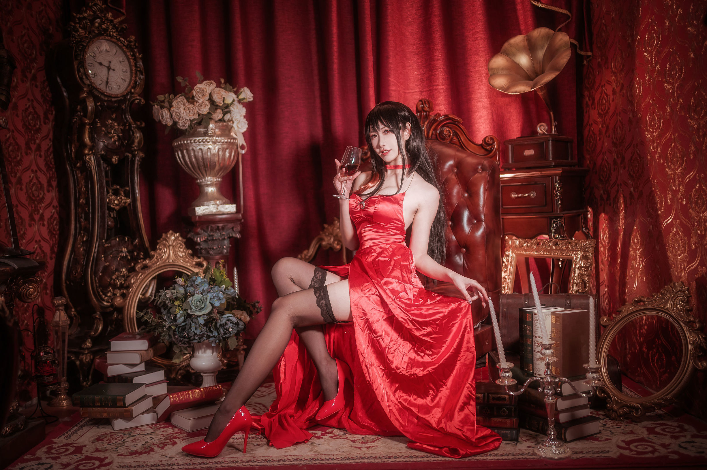 왕홍 COSER] 애니메이션 블로거 루안_페어리 - 다펑 예복