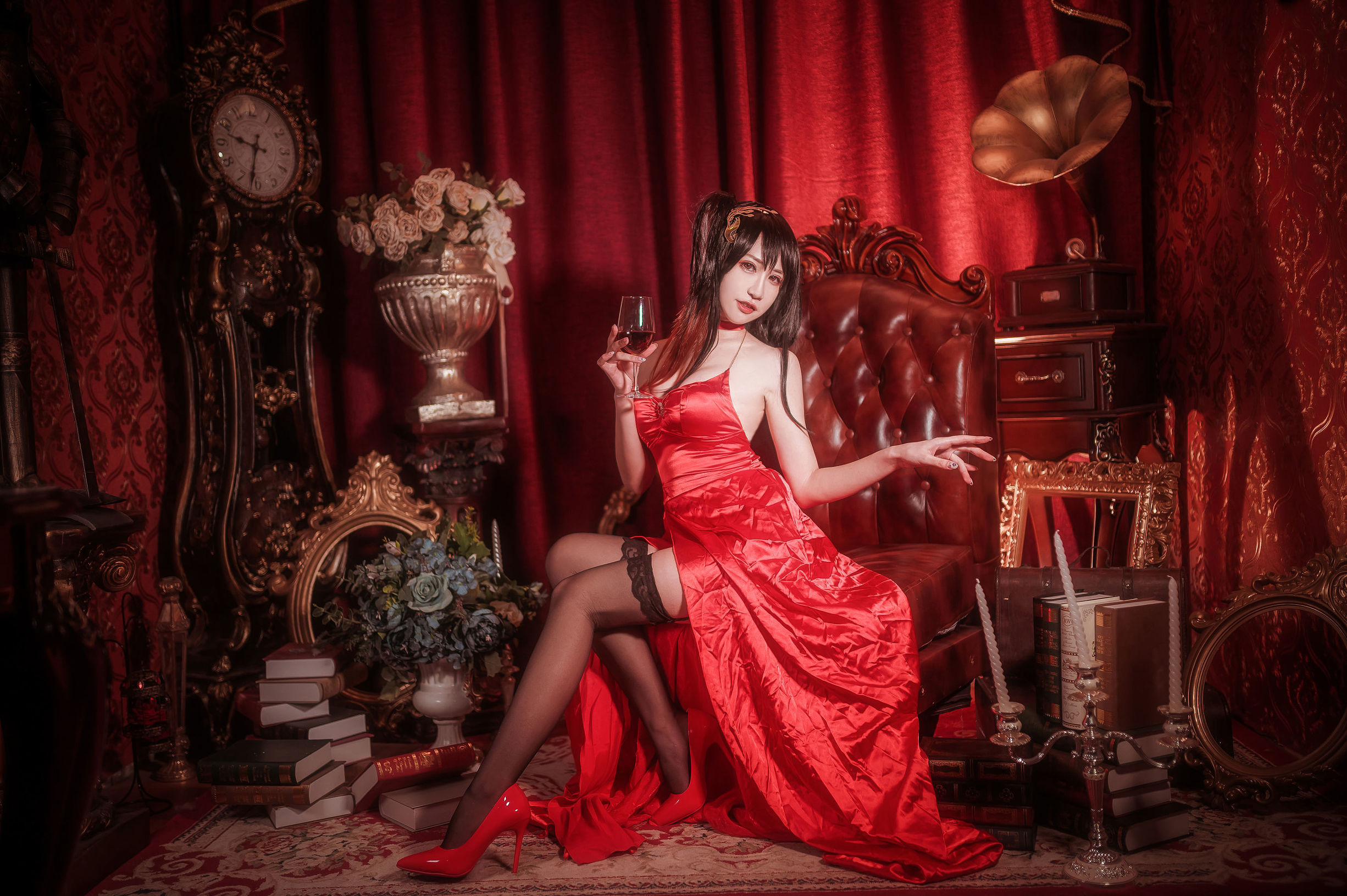 Internet Celebrity Coser] Anime Blogger Ruan Yi_Fairy - Dafeng Formal Dress