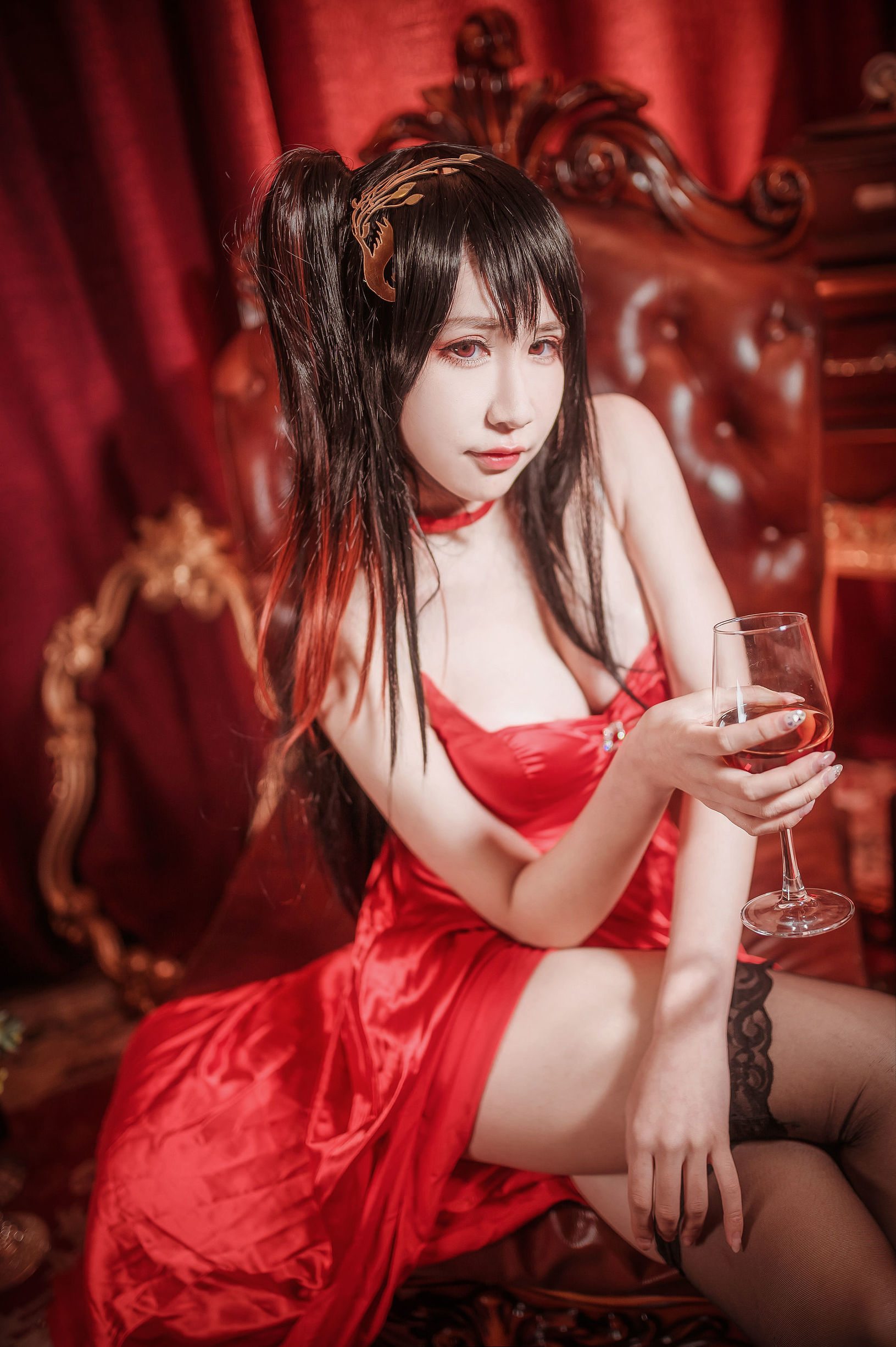 Internet Celebrity Coser] Anime Blogger Ruan Yi_Fairy - Dafeng Formal Dress