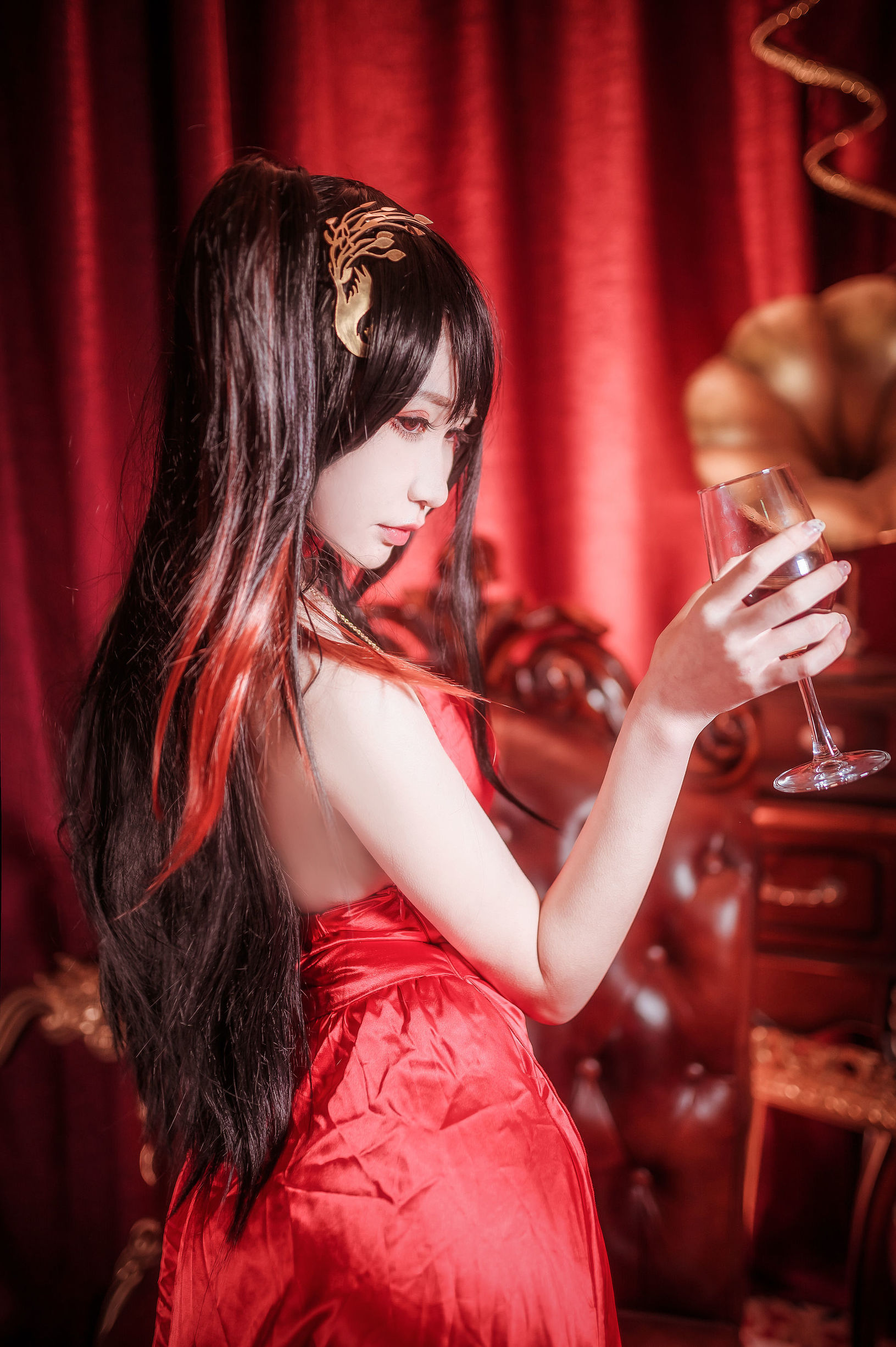 왕홍 COSER] 애니메이션 블로거 루안_페어리 - 다펑 예복