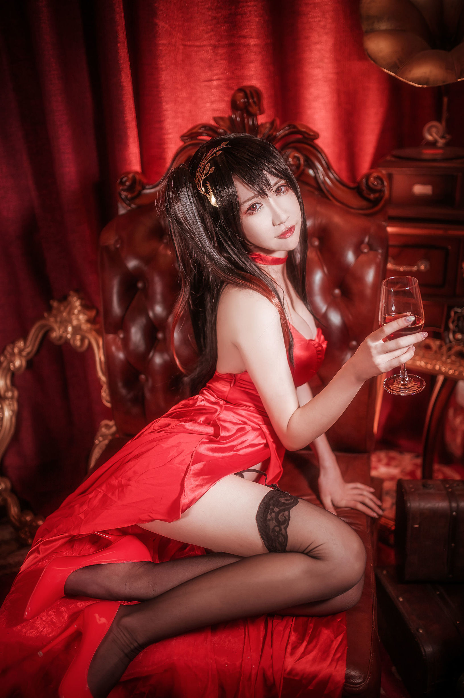 Internet Celebrity Coser] Anime Blogger Ruan Yi_Fairy - Dafeng Formal Dress