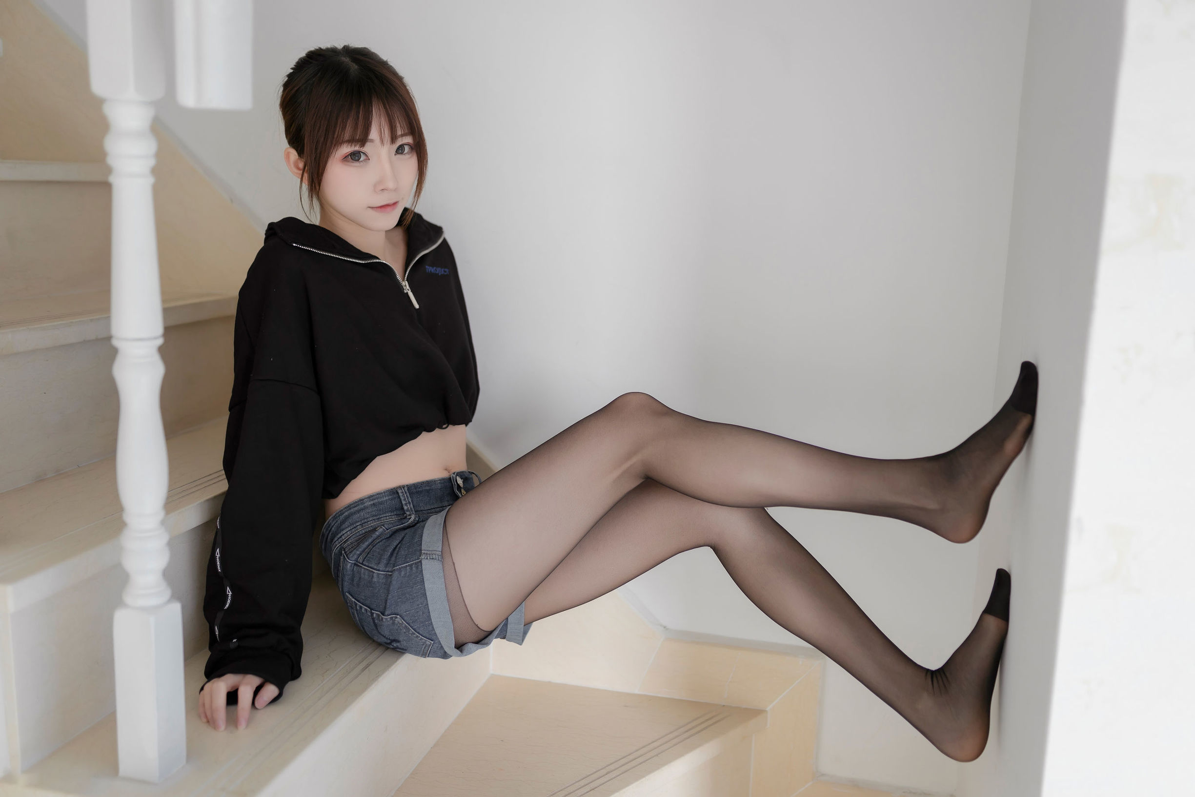 Coser nổi tiếng mạng] Blogger anime Kitaro_绮太郎 - Cô gái tóc đuôi ngựa đơn