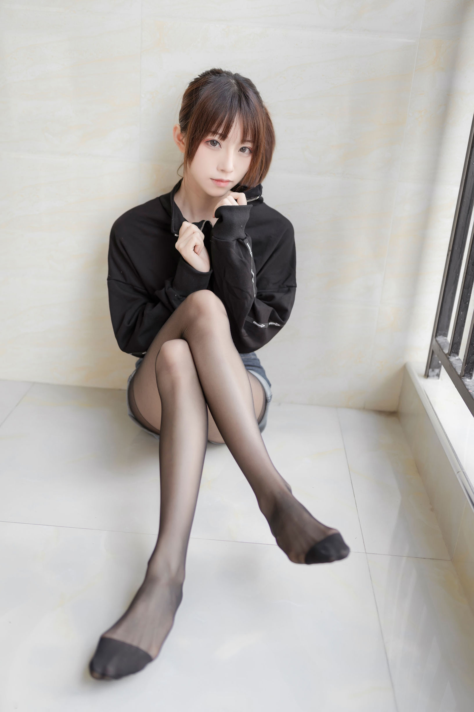 Coser nổi tiếng mạng] Blogger anime Kitaro_绮太郎 - Cô gái tóc đuôi ngựa đơn