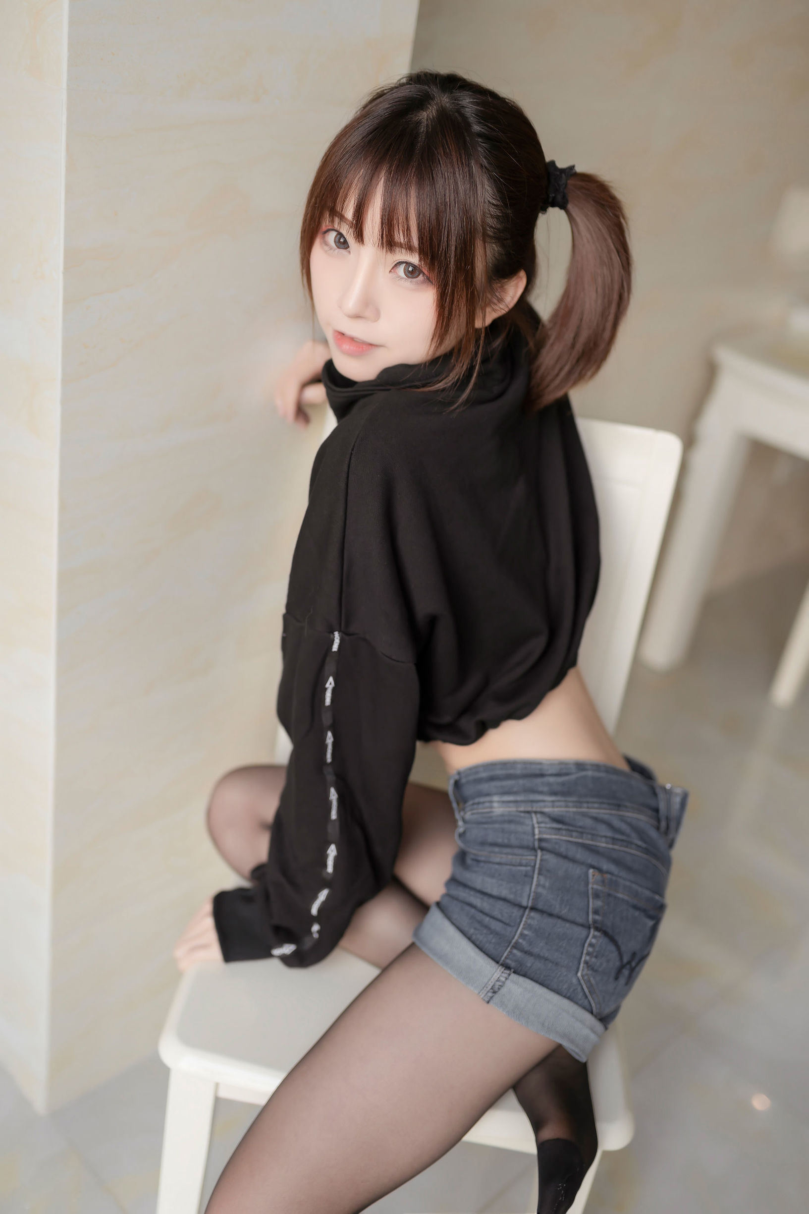 Coser nổi tiếng mạng] Blogger anime Kitaro_绮太郎 - Cô gái tóc đuôi ngựa đơn