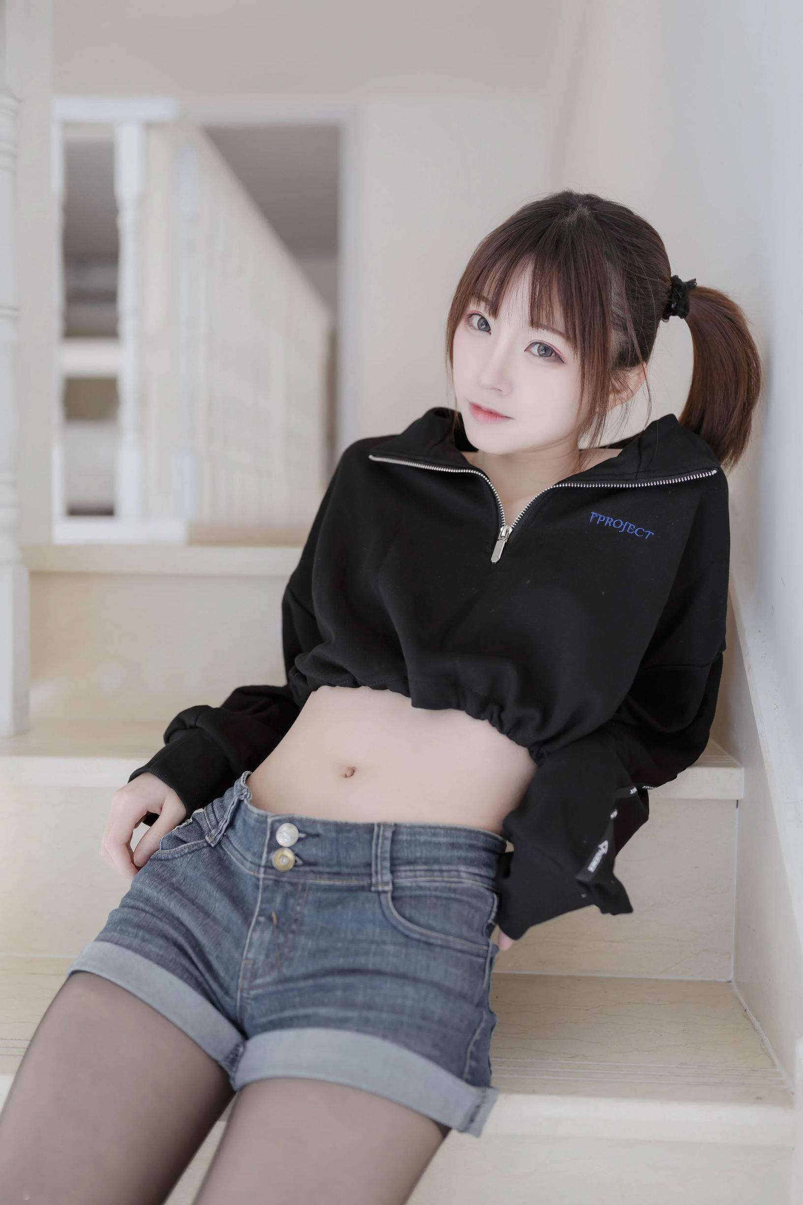 ネット紅のCOSER] アニメブロガーKitaro_キタロー - ポニーテールガール