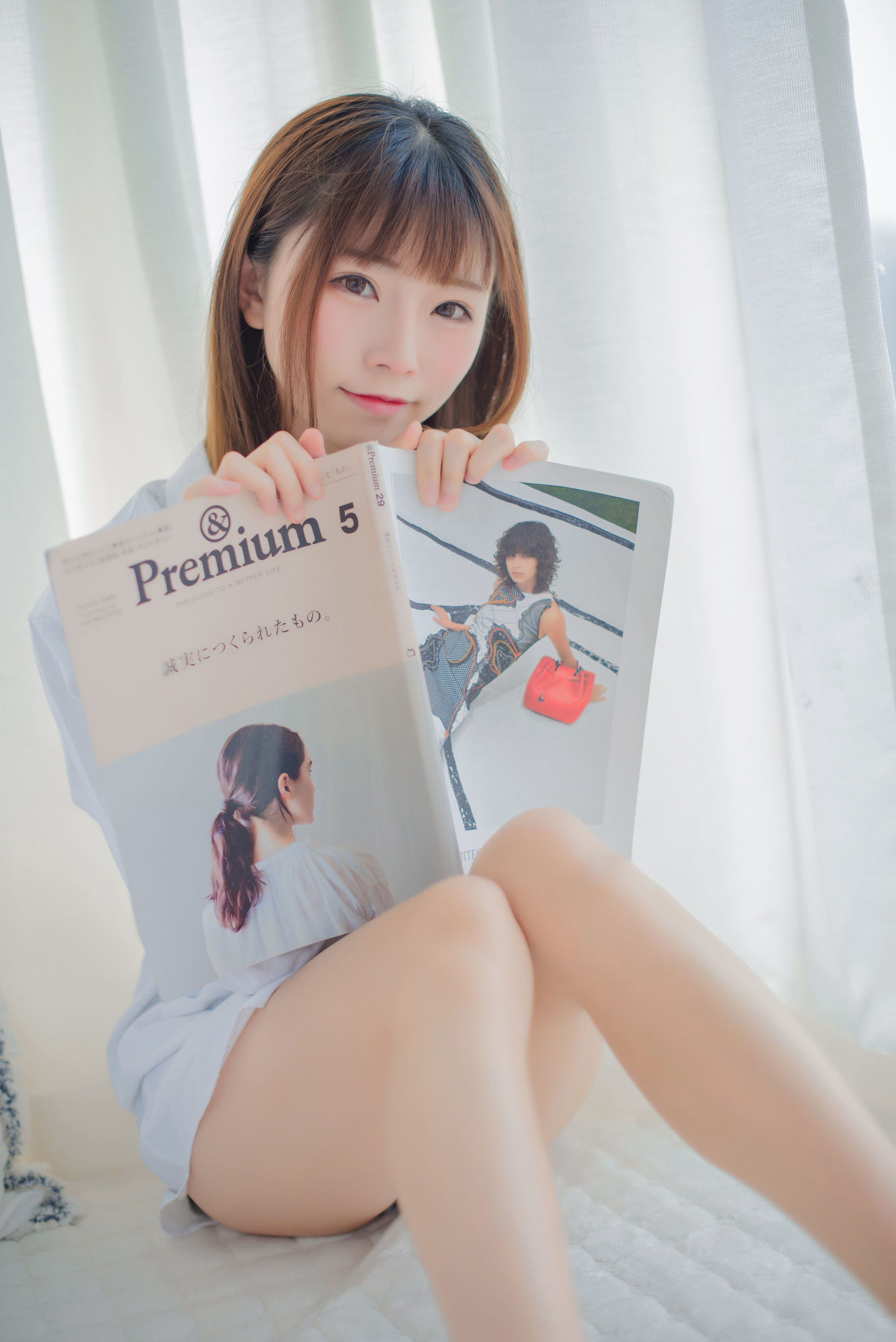 Cosplayer Nổi tiếng mạng] Blogger Anime Kitaro_绮太郎 - Áo sơ mi trắng