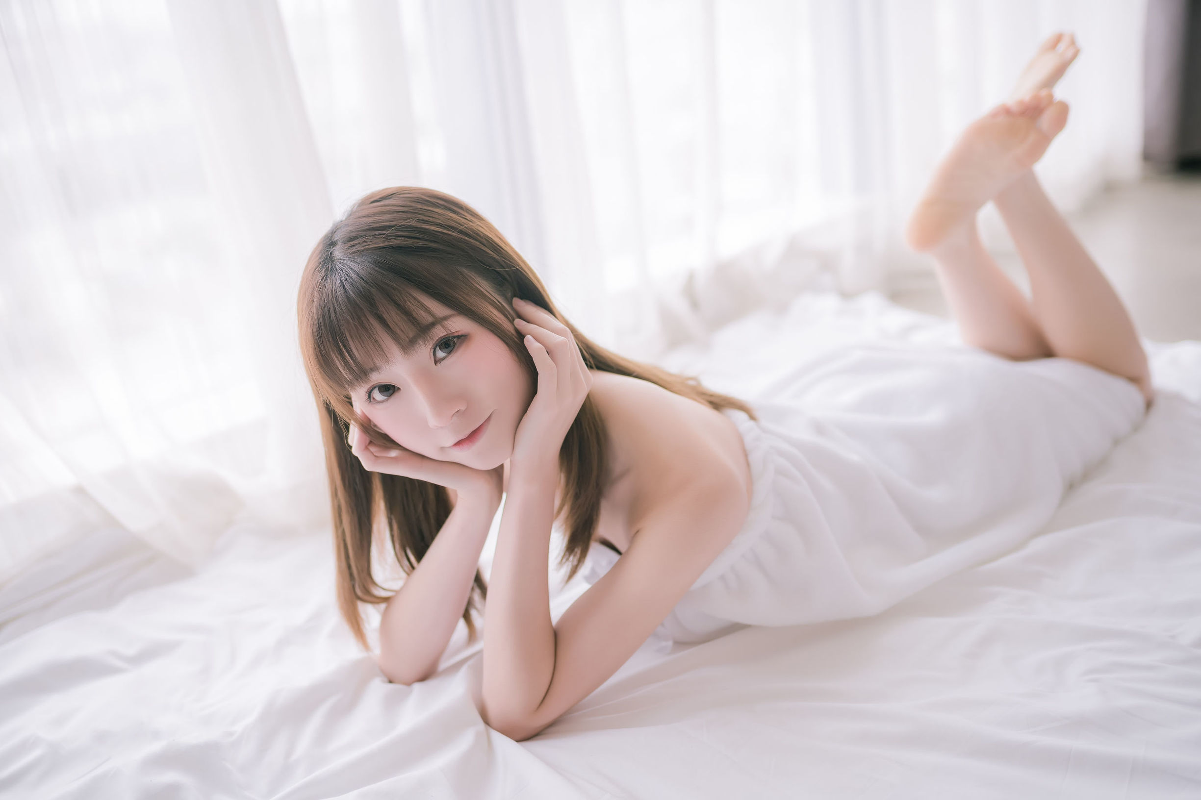 Coser Nổi Tiếng] Blogger Anime Kitaro_绮太郎 - Khăn Tắm Trắng Tinh