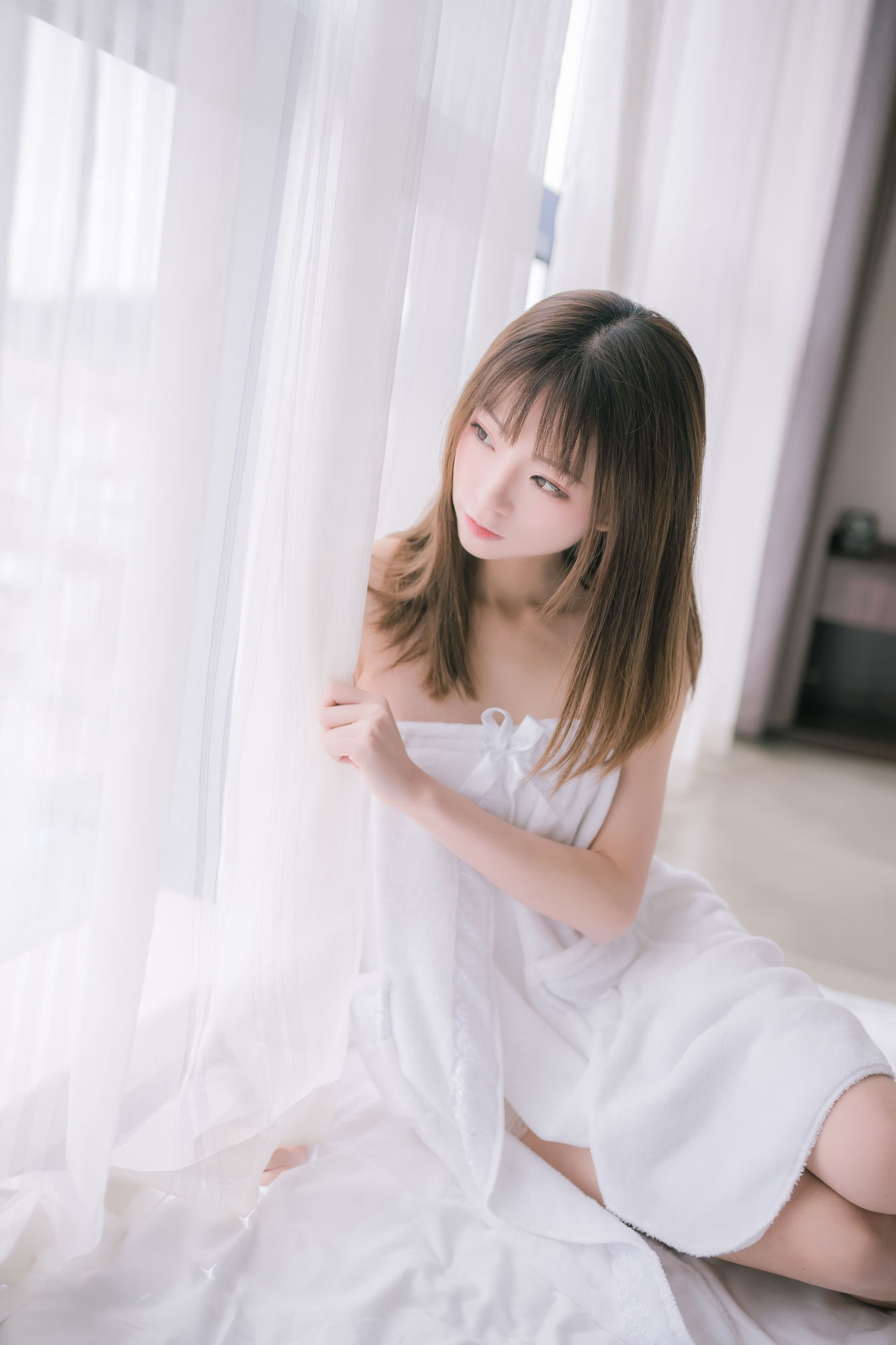 인터넷 유명인 COSER] 애니메이션 블로거 Kitaro_키타로 - 순백색 수건