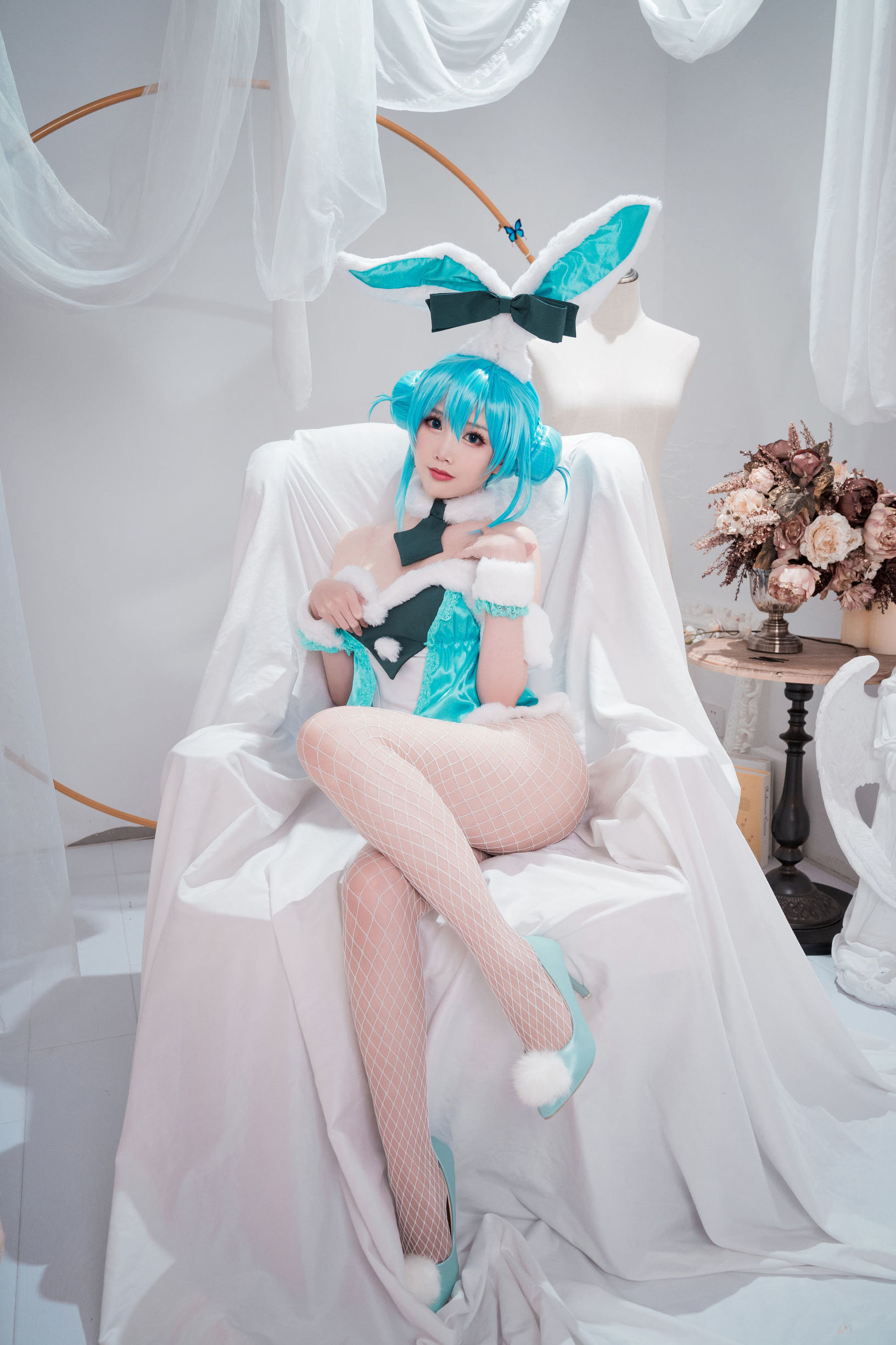 Internet Celebrity Coser] Cute Popular Coser Mianbing Xianer - Hatsune Bunny Girl