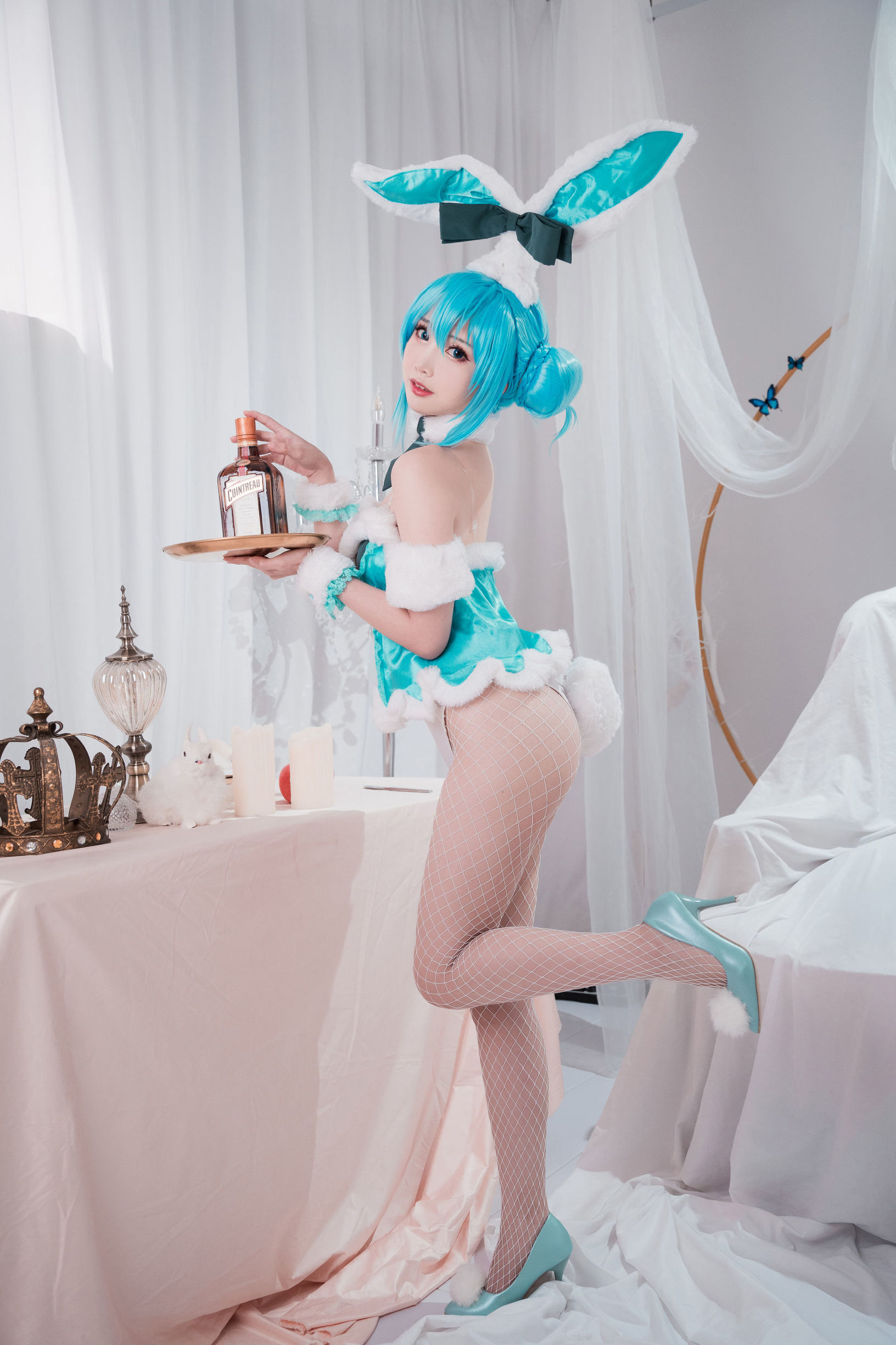 Internet Celebrity Coser] Cute Popular Coser Mianbing Xianer - Hatsune Bunny Girl