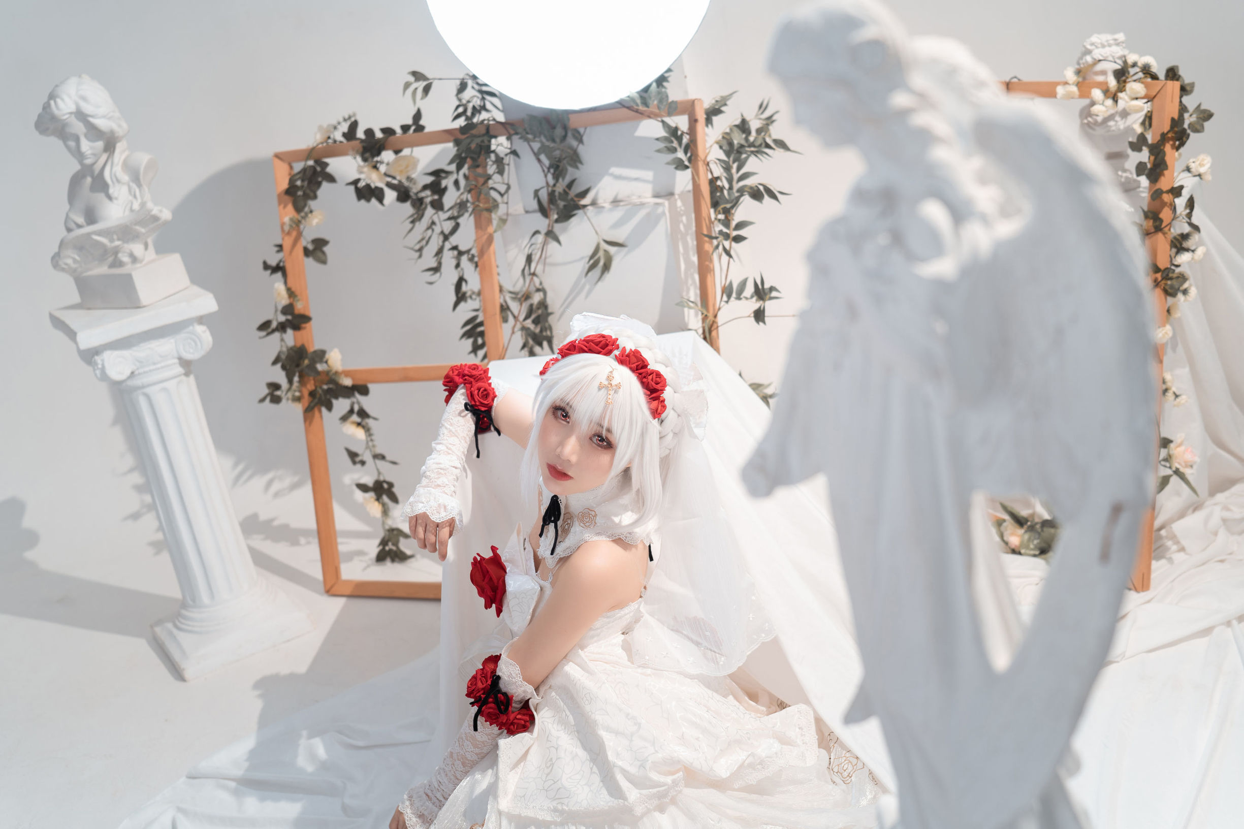 Internet Celebrity COSER] Cute Popular Coser Mianbing Xianer - Delisha Wedding Dress