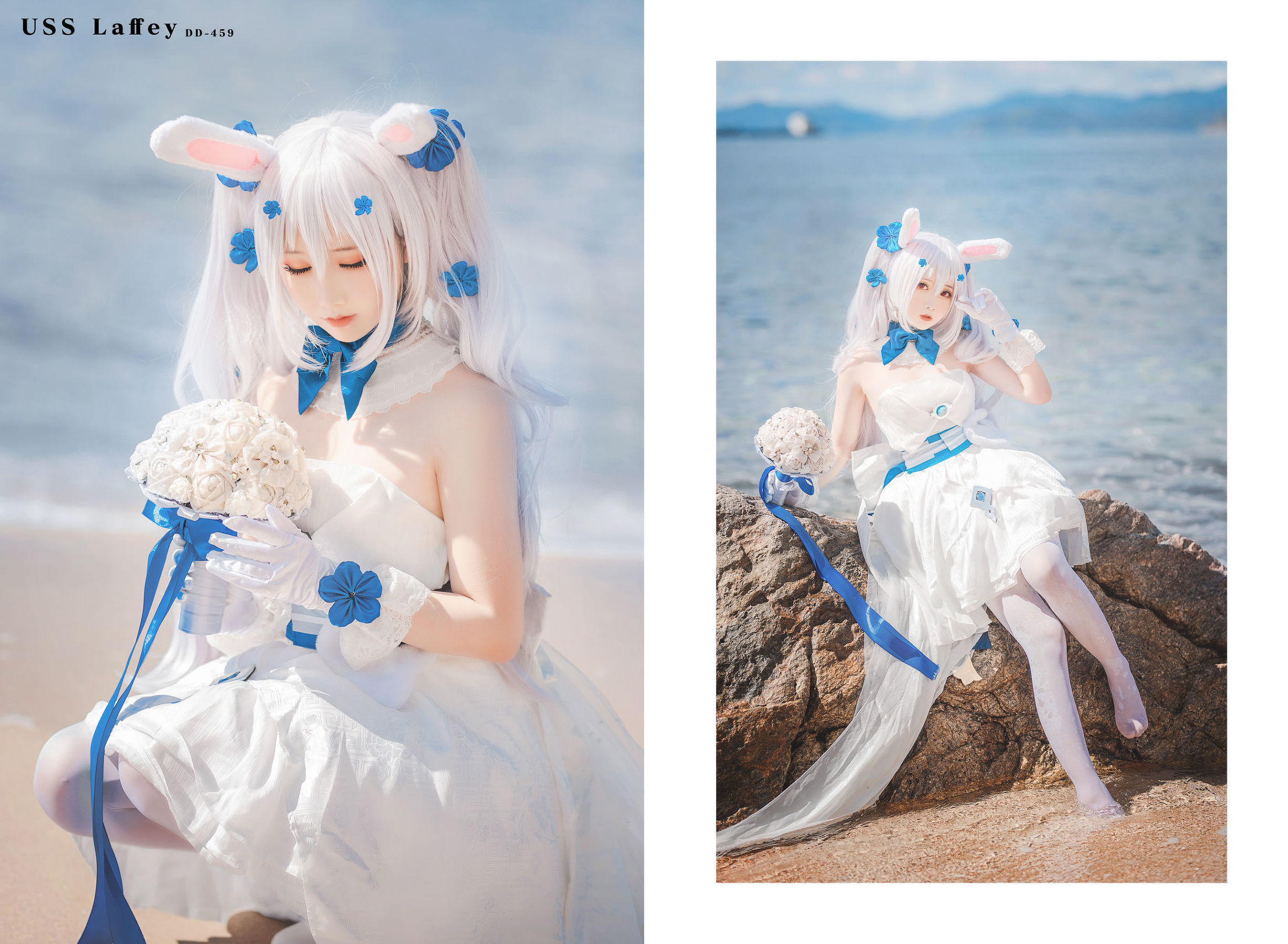 網紅COSER] 可愛人氣Coser面餅仙兒 - 拉菲婚紗