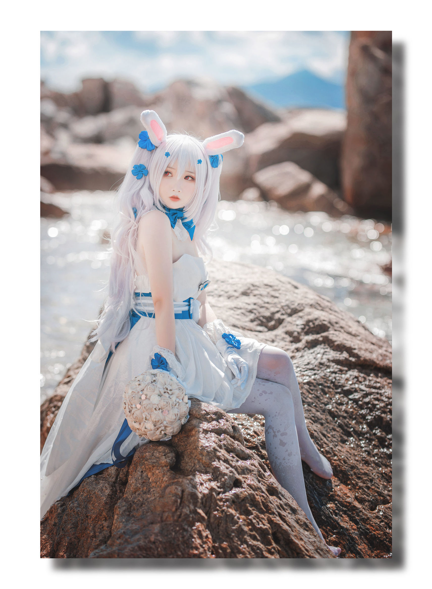 網紅COSER] 可愛人氣Coser面餅仙兒 - 拉菲婚紗