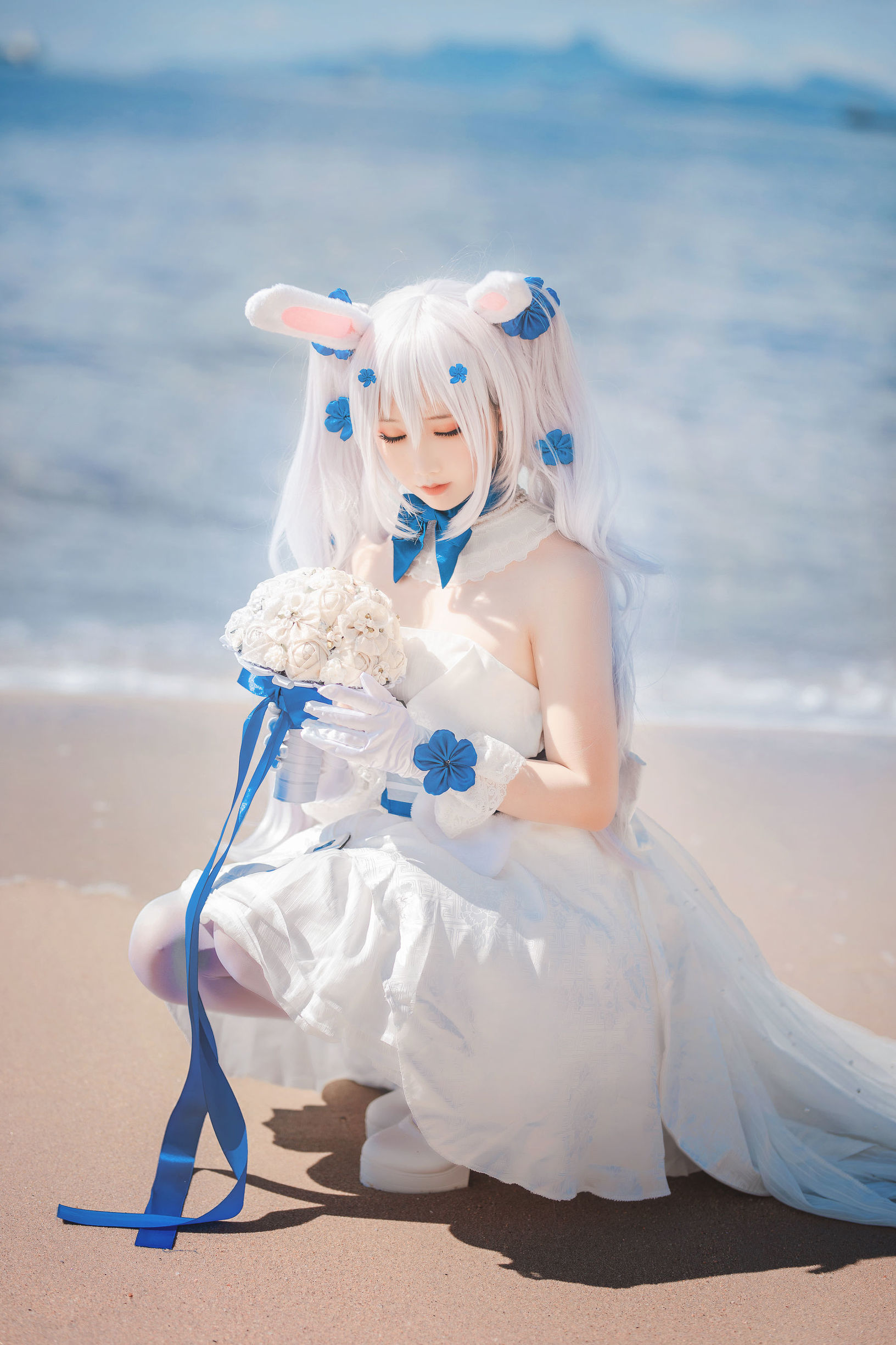 網紅COSER] 可愛人氣Coser面餅仙兒 - 拉菲婚紗