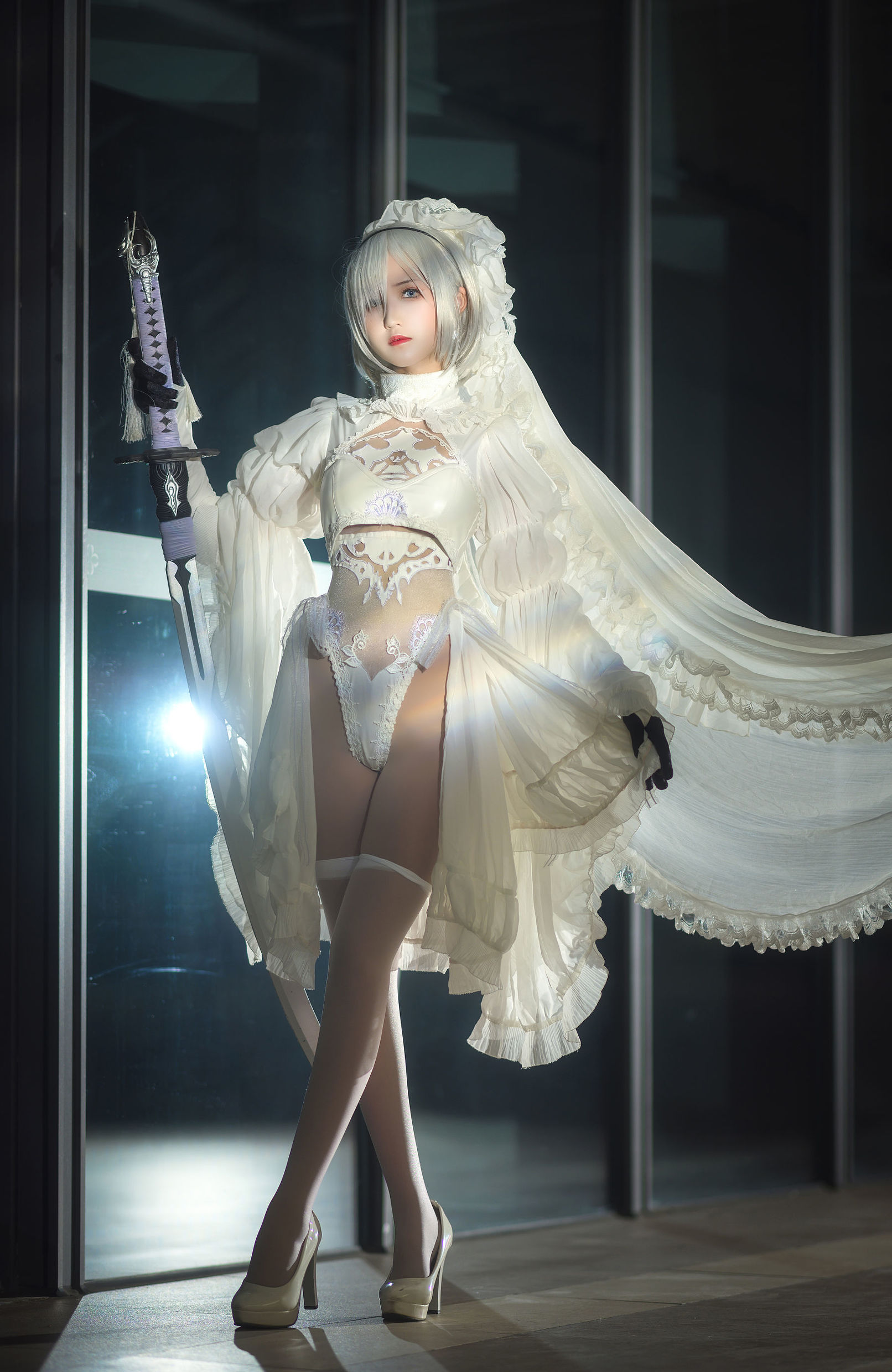 เน็ตไอดอล COSER] เว่ยป๋อ เมย์จือ สามตู_69 - 2B เซลฟี่